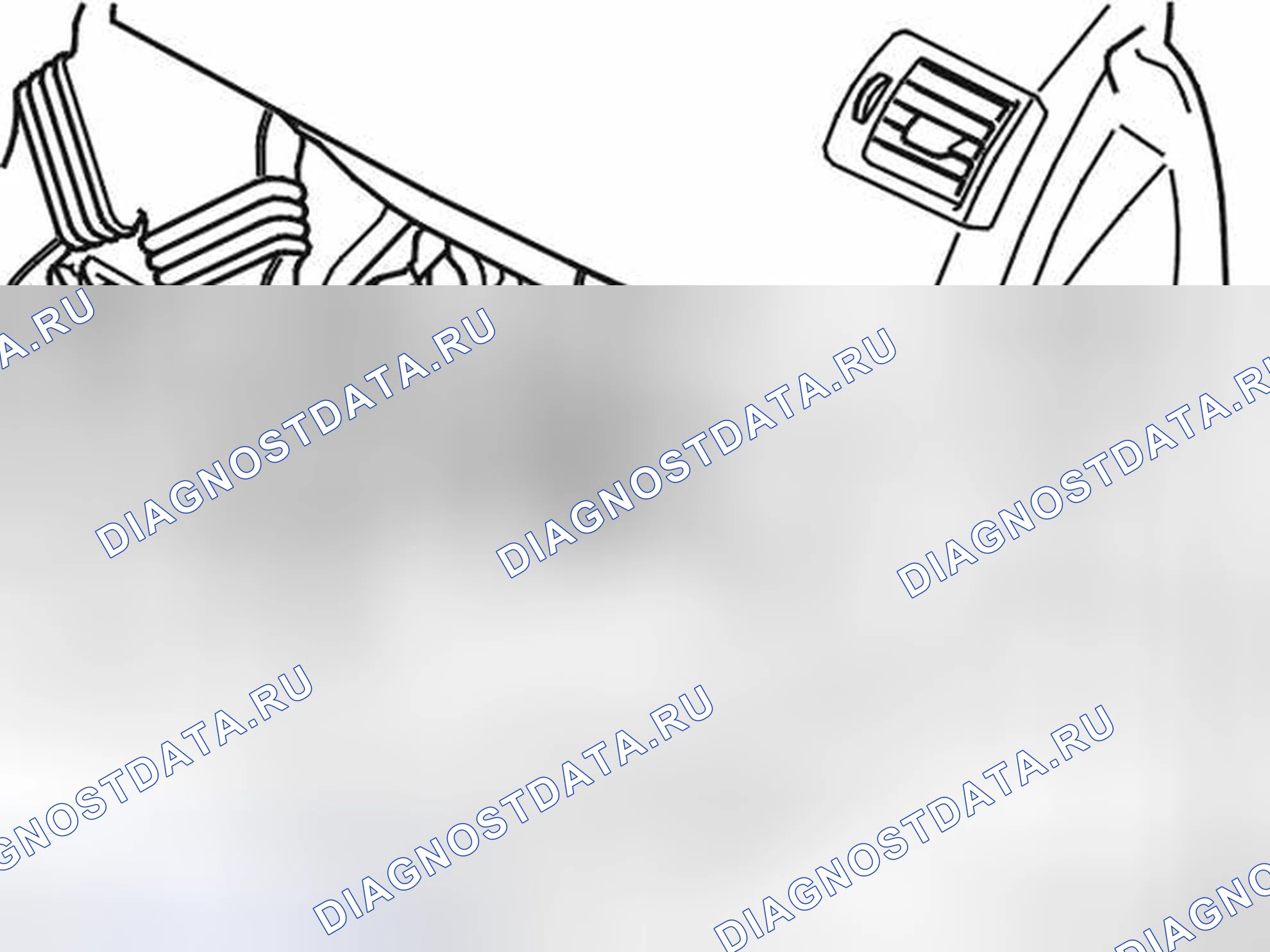 Рис. 233: СНЯТИЕ ТРОСА ПЕРЕКЛЮЧАТЕЛЯ ПЕРЕДАЧ С УЗЛА СЕЛЕКТОРА. Volvo V50 I
