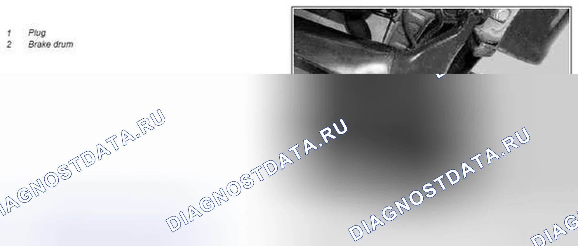 Рис. 265: Проверка толщины тормозной накладки - AP42.10-P-4253MCU. Kia Soul I