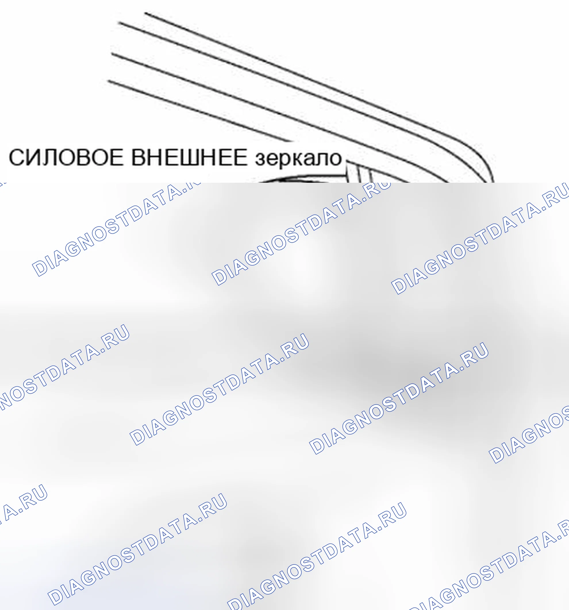 Рис. 66: СНЯТИЕ / УСТАНОВКА ВНЕШНЕГО СИЛОВОГО ЗЕРКАЛА. Audi Q8 I
