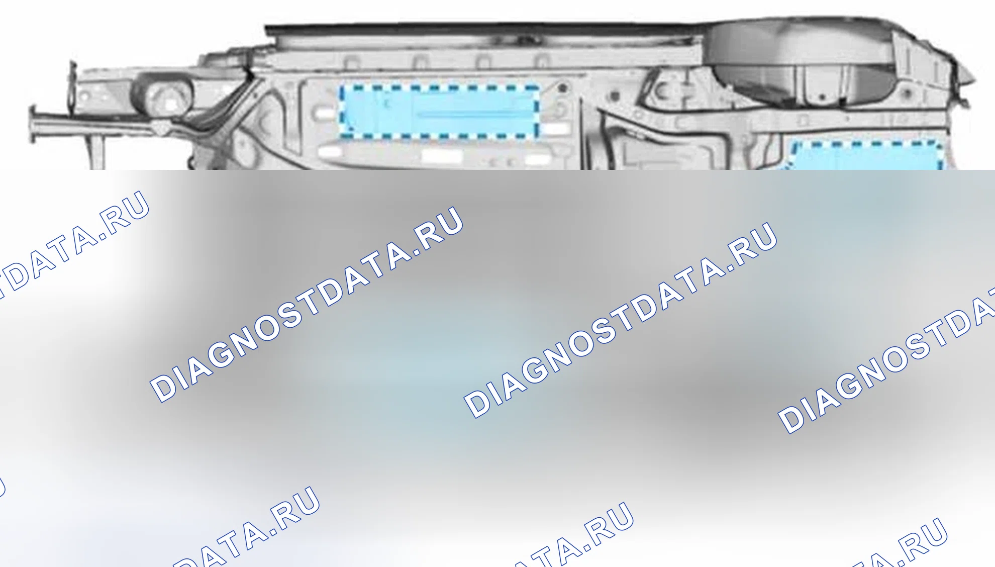 Рис. 79: Материал для защиты нижней части тела. Ford C-MAX II