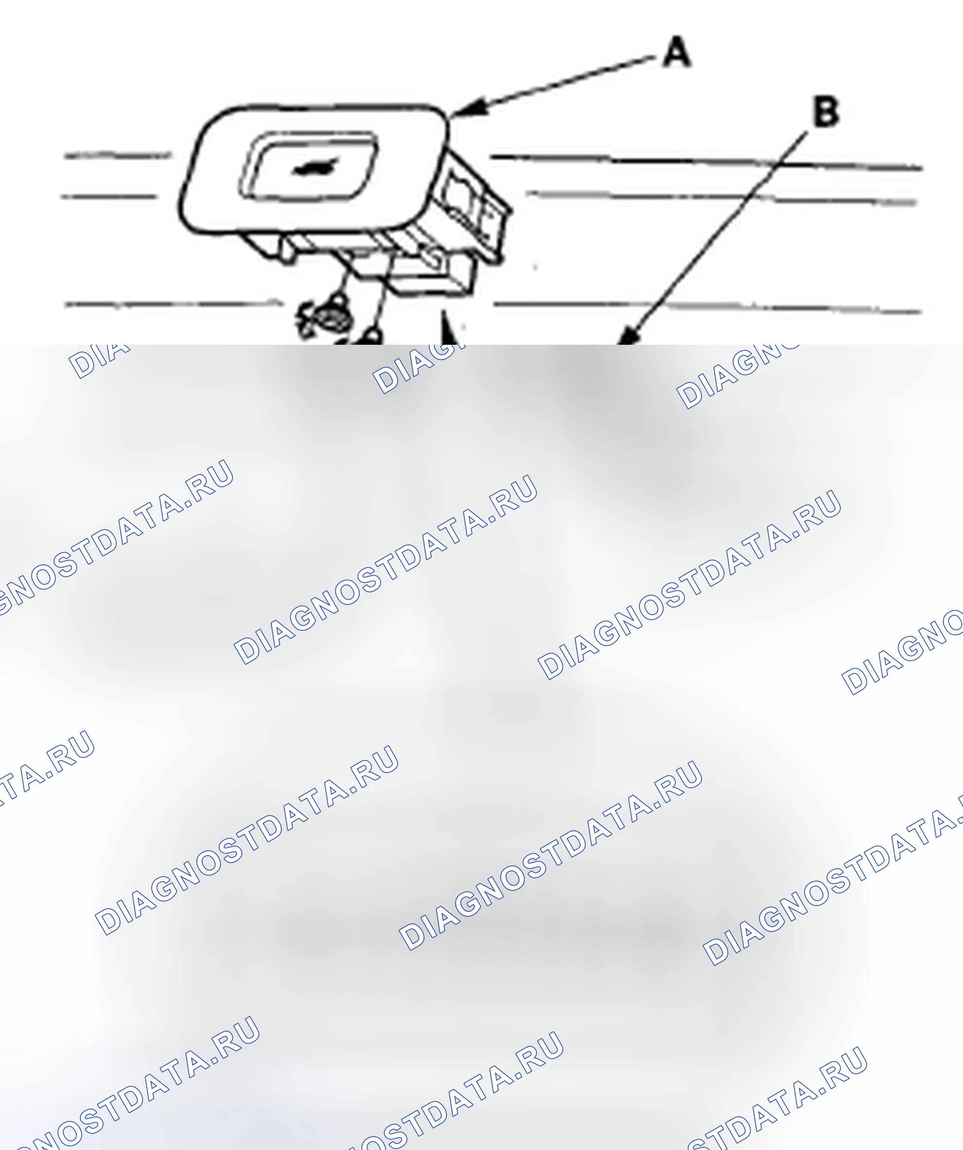 Рис. 314: Испытание / замена внутреннего переключателя двери багажника. Honda Odyssey IV