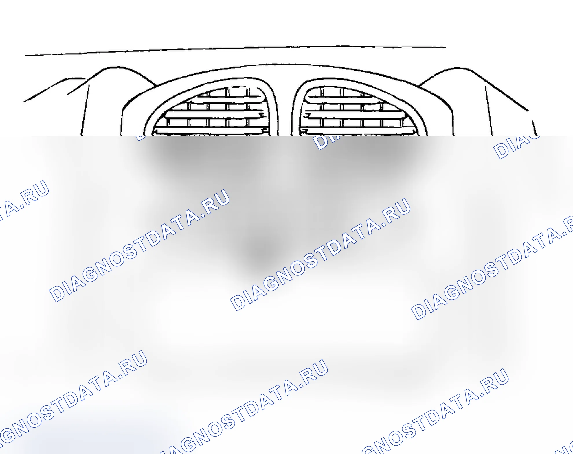 Рис. 17: ПЕРЕКЛЮЧАТЕЛЬ ОПАСНОСТИ. Hyundai Santa Fe I