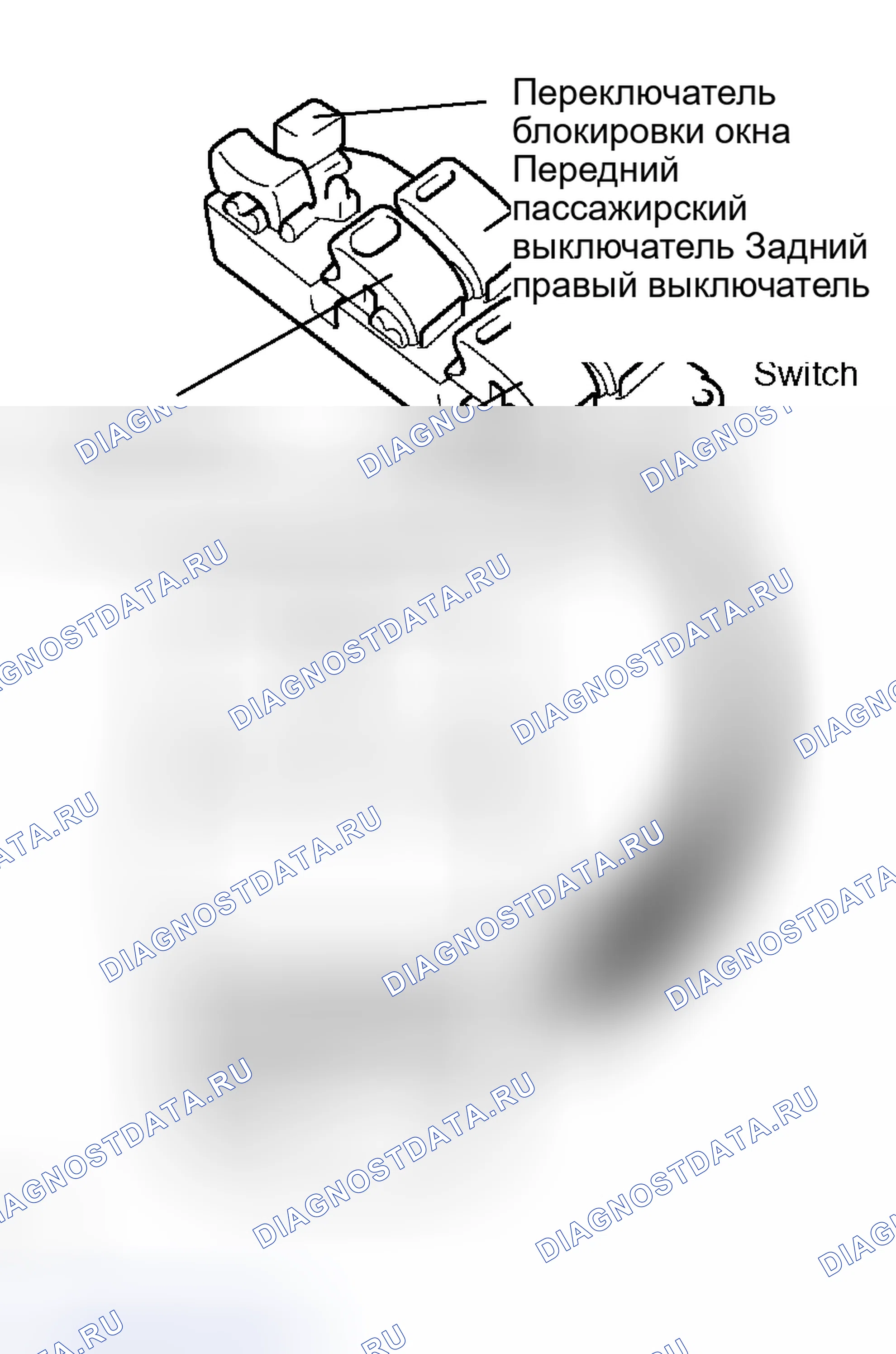 Рис. 46: ПРОВЕРКА стеклоподъёмников. Toyota Prius II