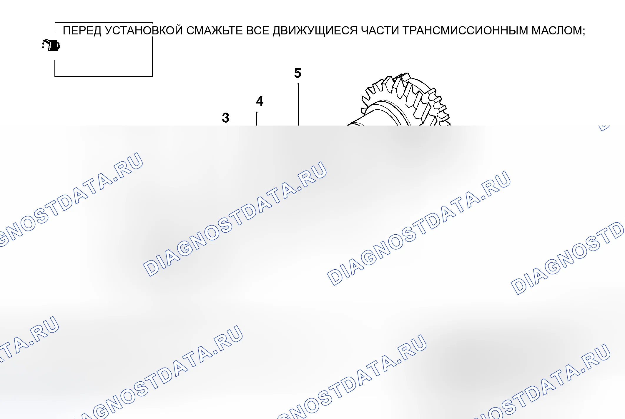 Рис. 100: РАЗБОРКА И СБОРКА. Honda Grace I