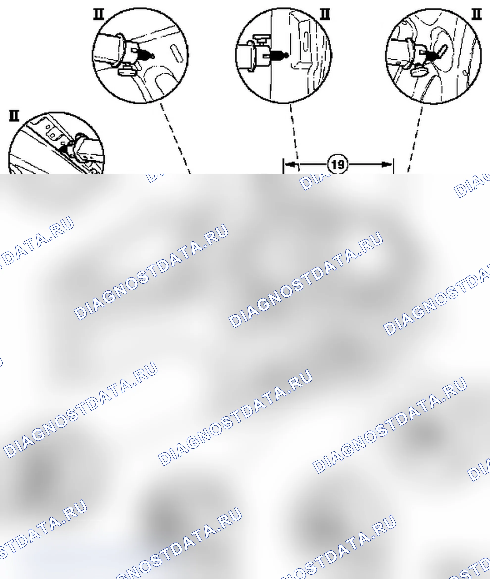 Схема измерения кузова моделей F 08, F 08 & W5L, F 68. Opel Corsa C