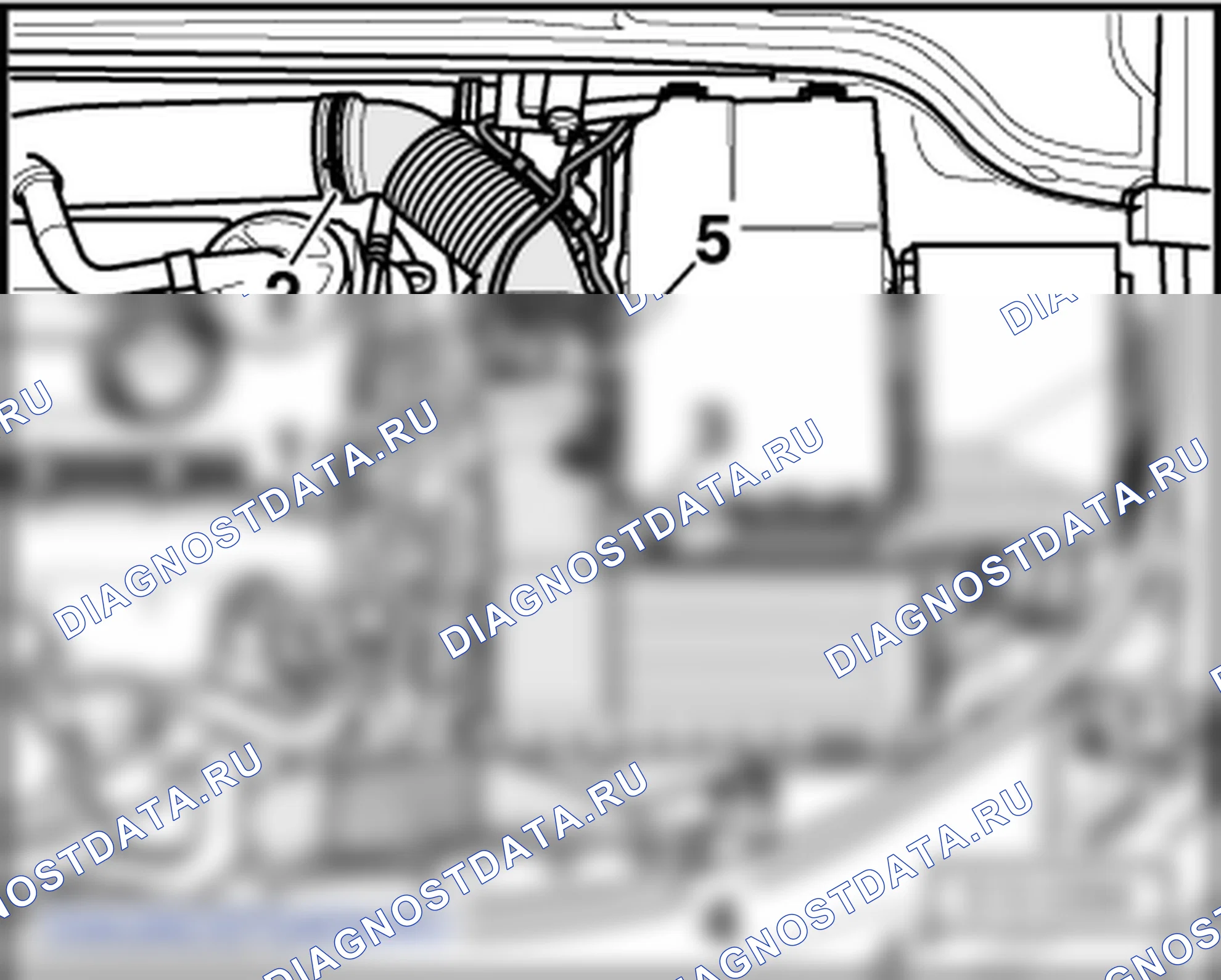 Как снять и установить детали системы питания (2.0/103 кВт TDI PD). Skoda Superb Ii