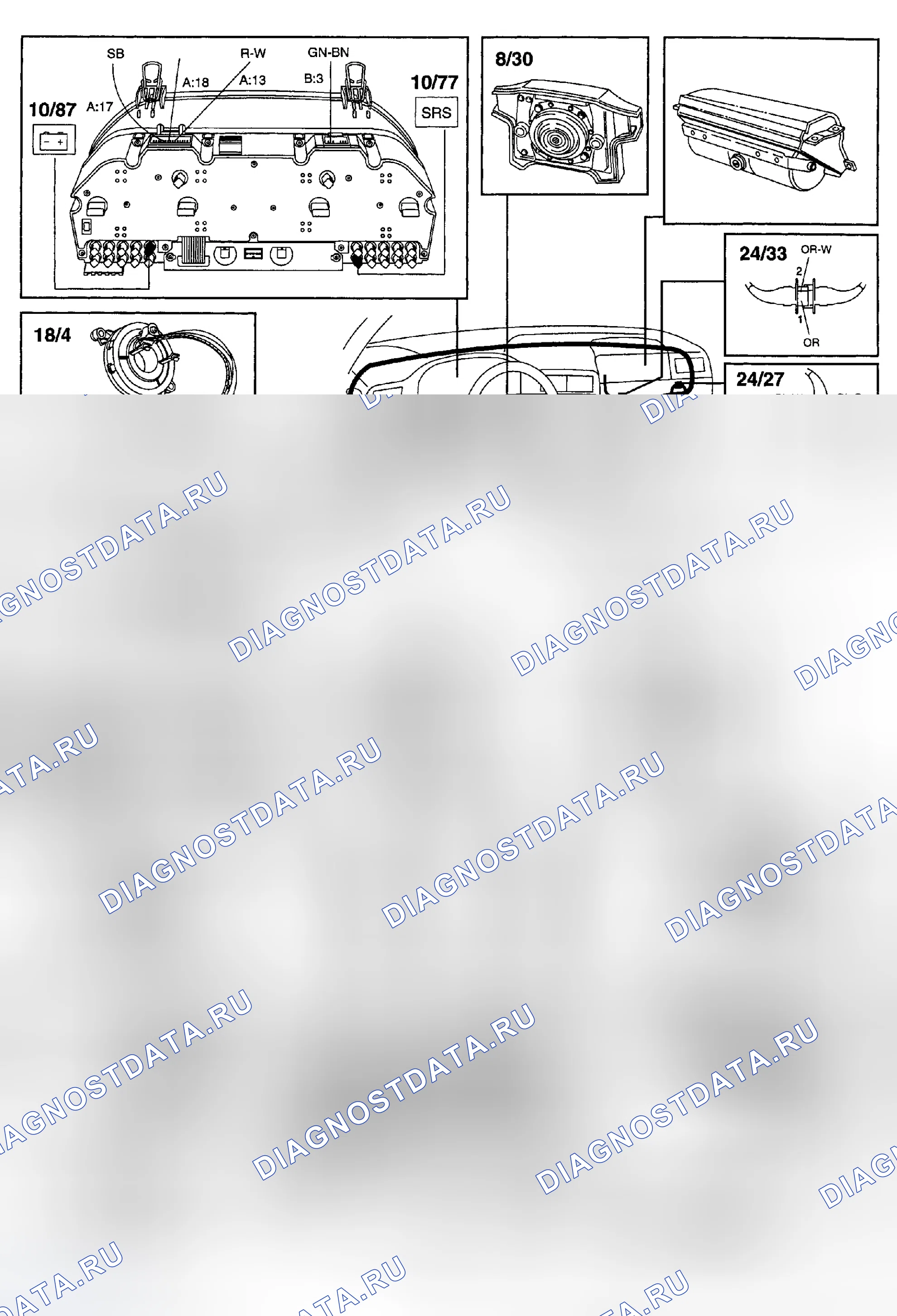 Рис. 2: ОПИСАНИЕ И РАБОТА. Volvo 850 I