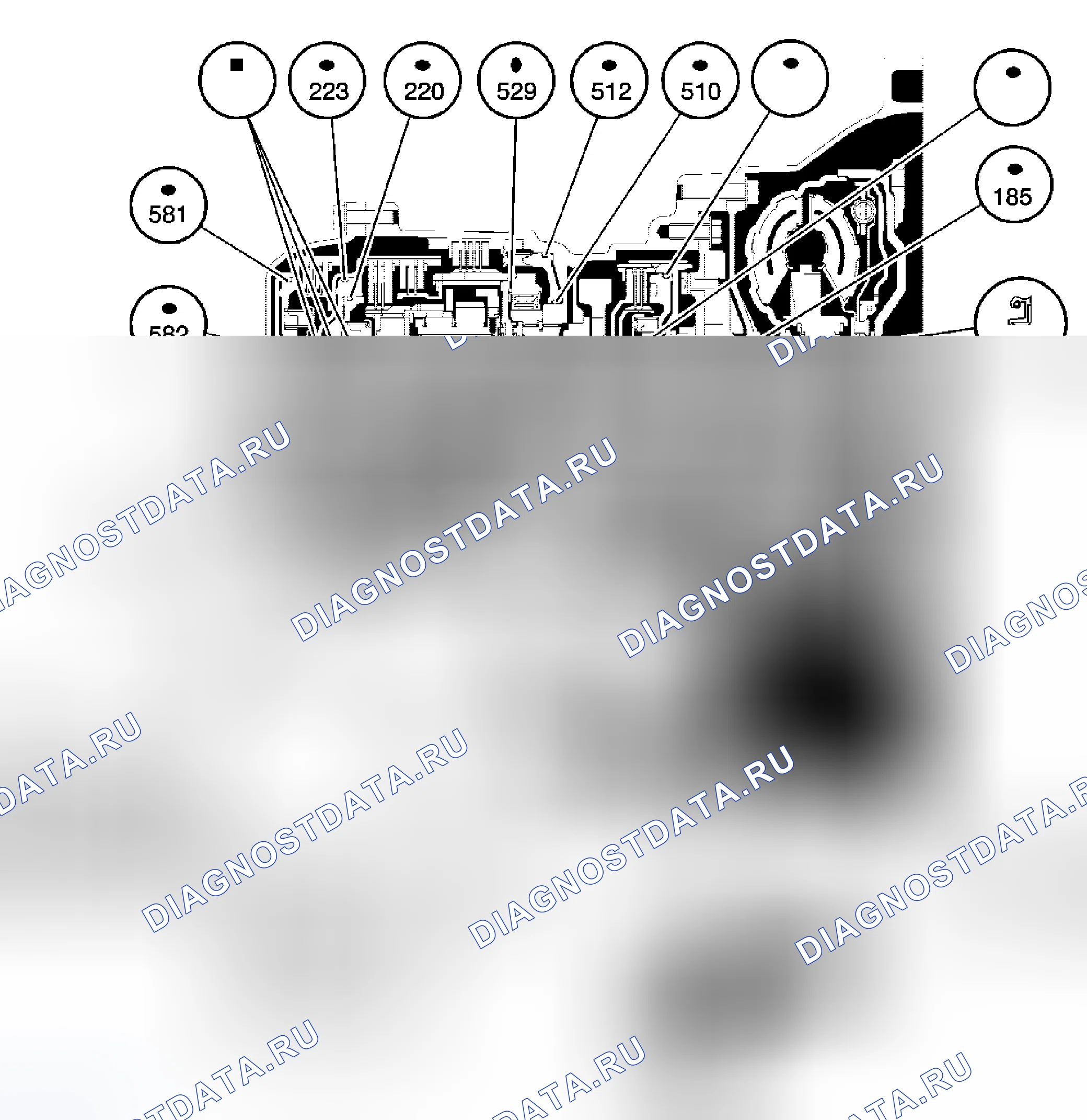 Рис. 46: Расположение компонентов. Kia Rio IV