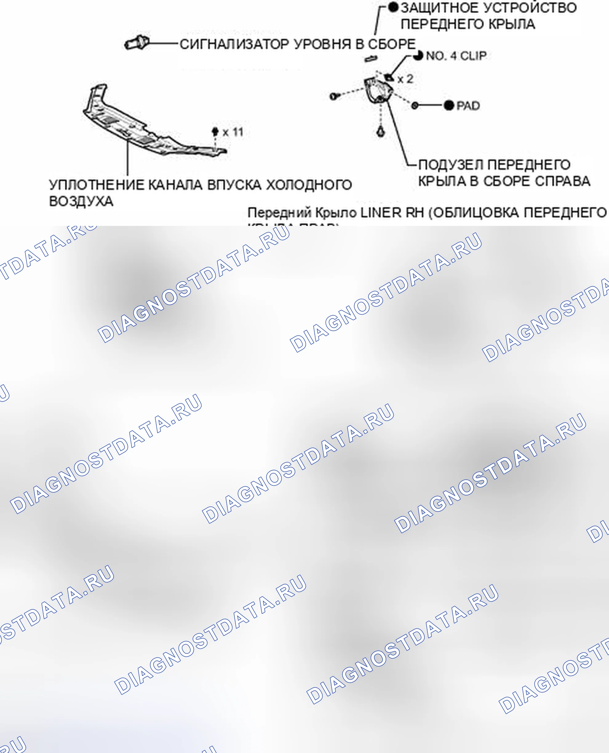 Рис. 86: ИЛЛЮСТРАЦИЯ. Toyota Highlander II рестайлинг