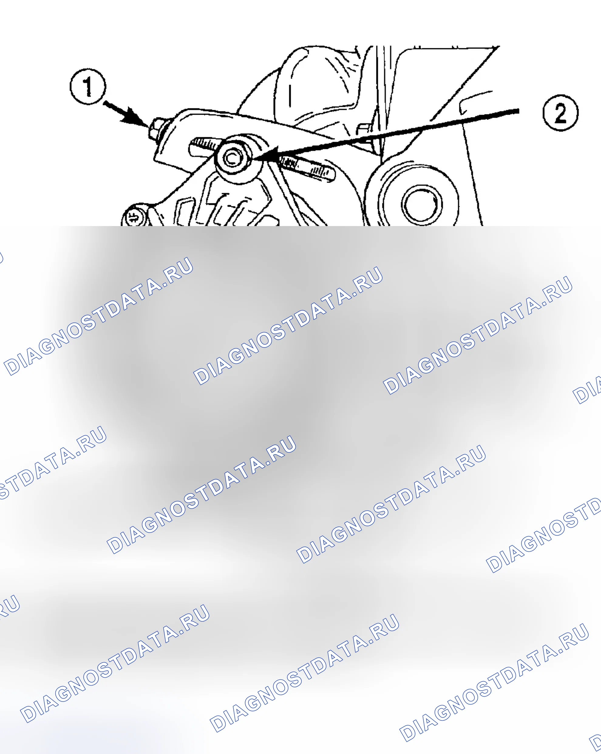 Рис. 33: РЕМЕНЬ ГЕНЕРАТОРА. Dodge Neon II