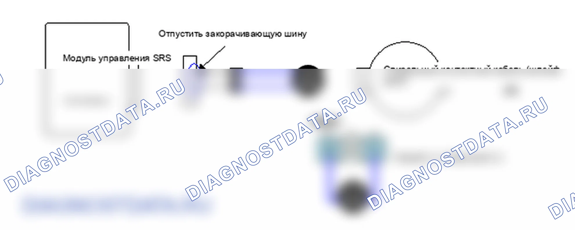 B1347: Подушка безопасности водителя (DAB), слишком низкое сопротивление. Hyundai Accent LC