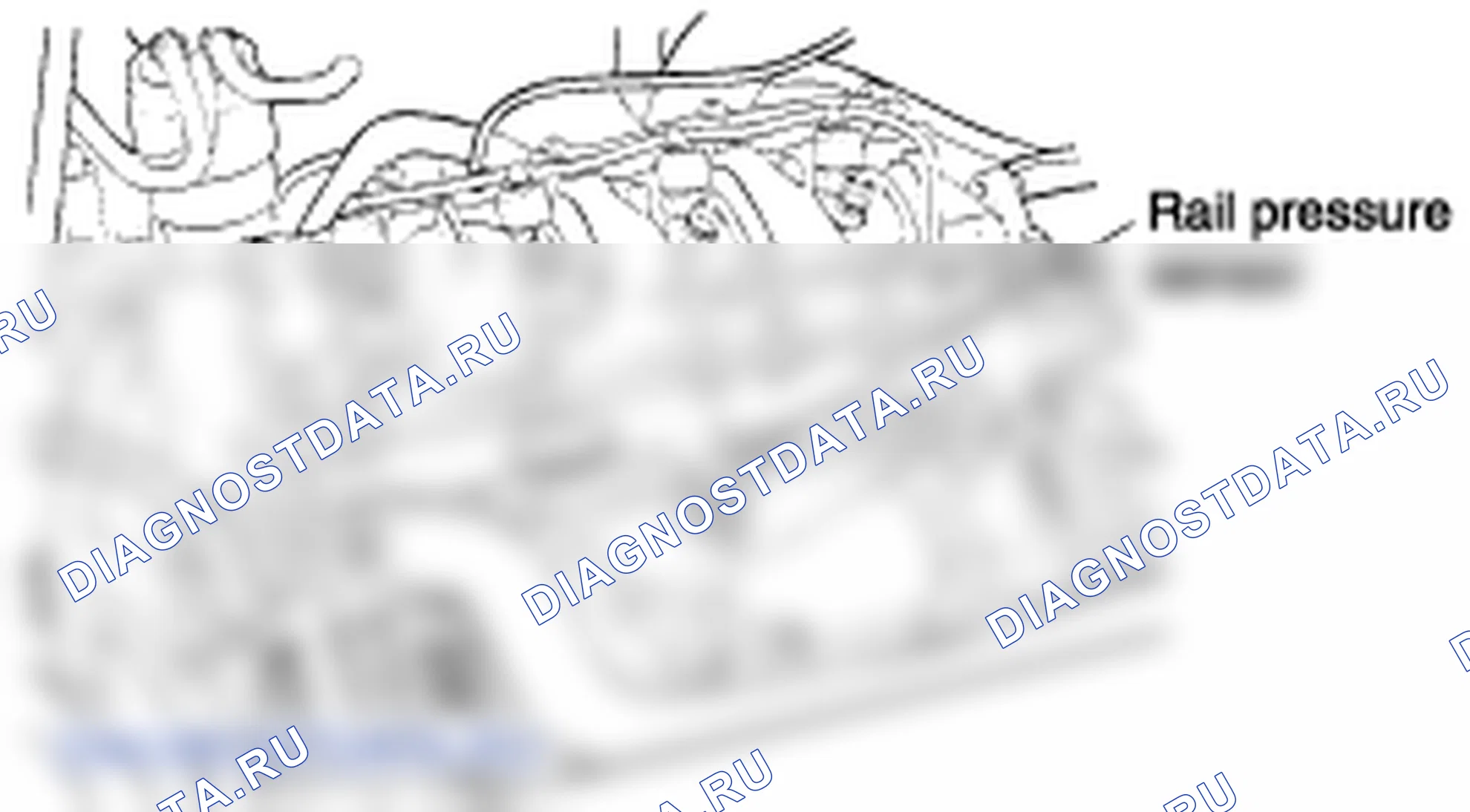 Датчик давления на рейке (RPS). Hyundai Accent LC
