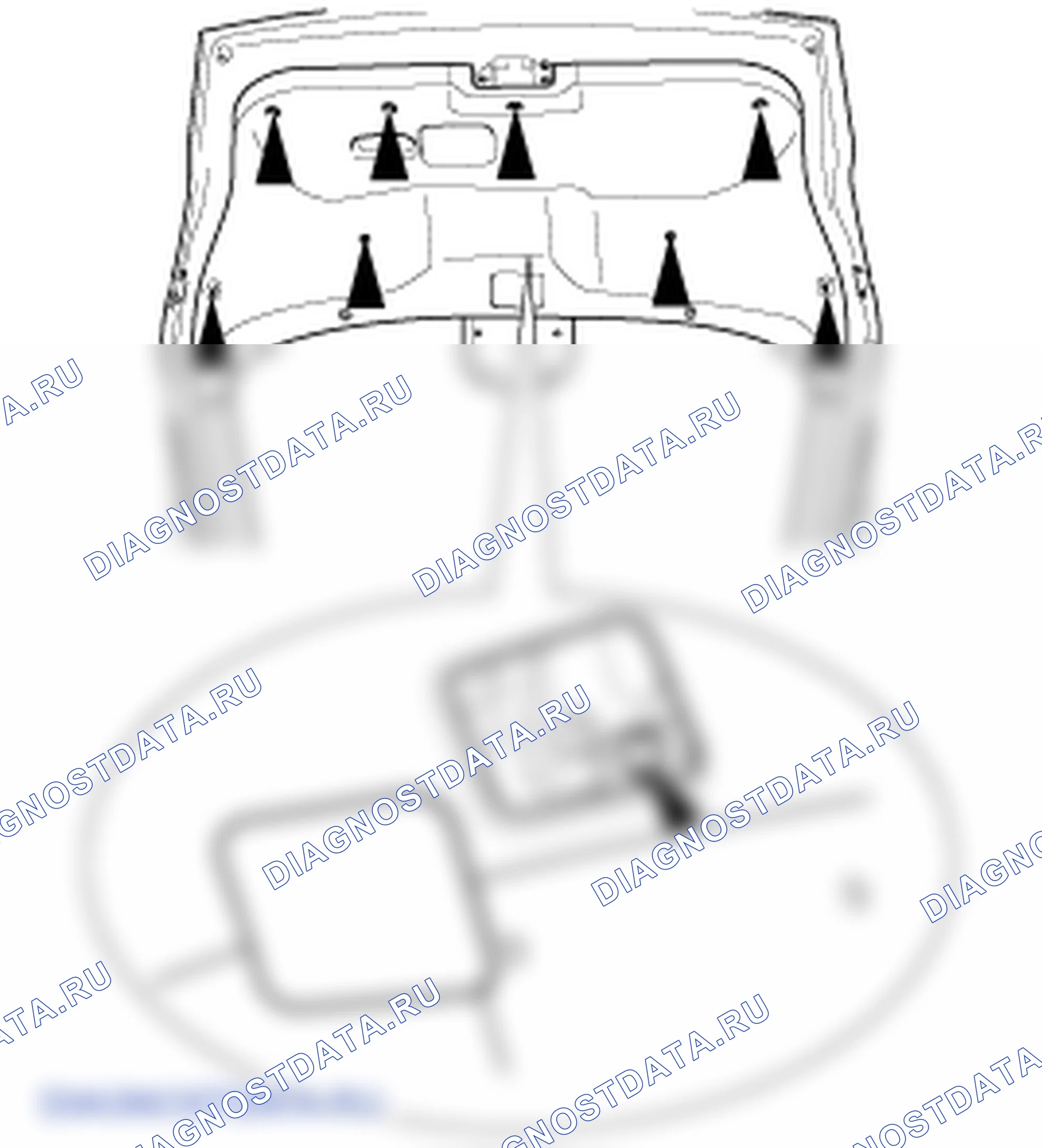 Снятие двери багажника. Hyundai Accent LC