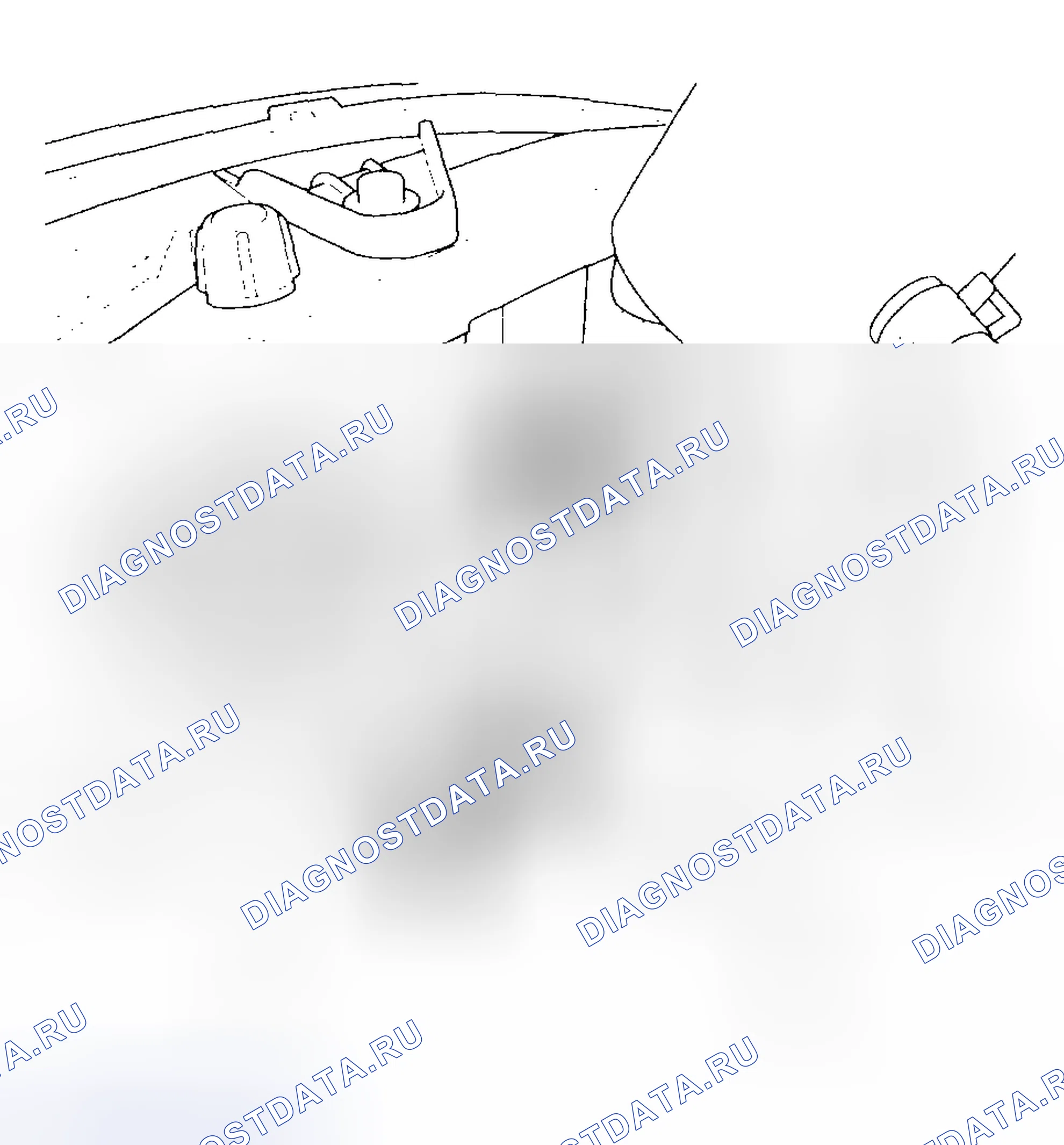 Рис. 105: Фара (ближний свет) (модель ' 04-05). Honda Civic VII рестайлинг