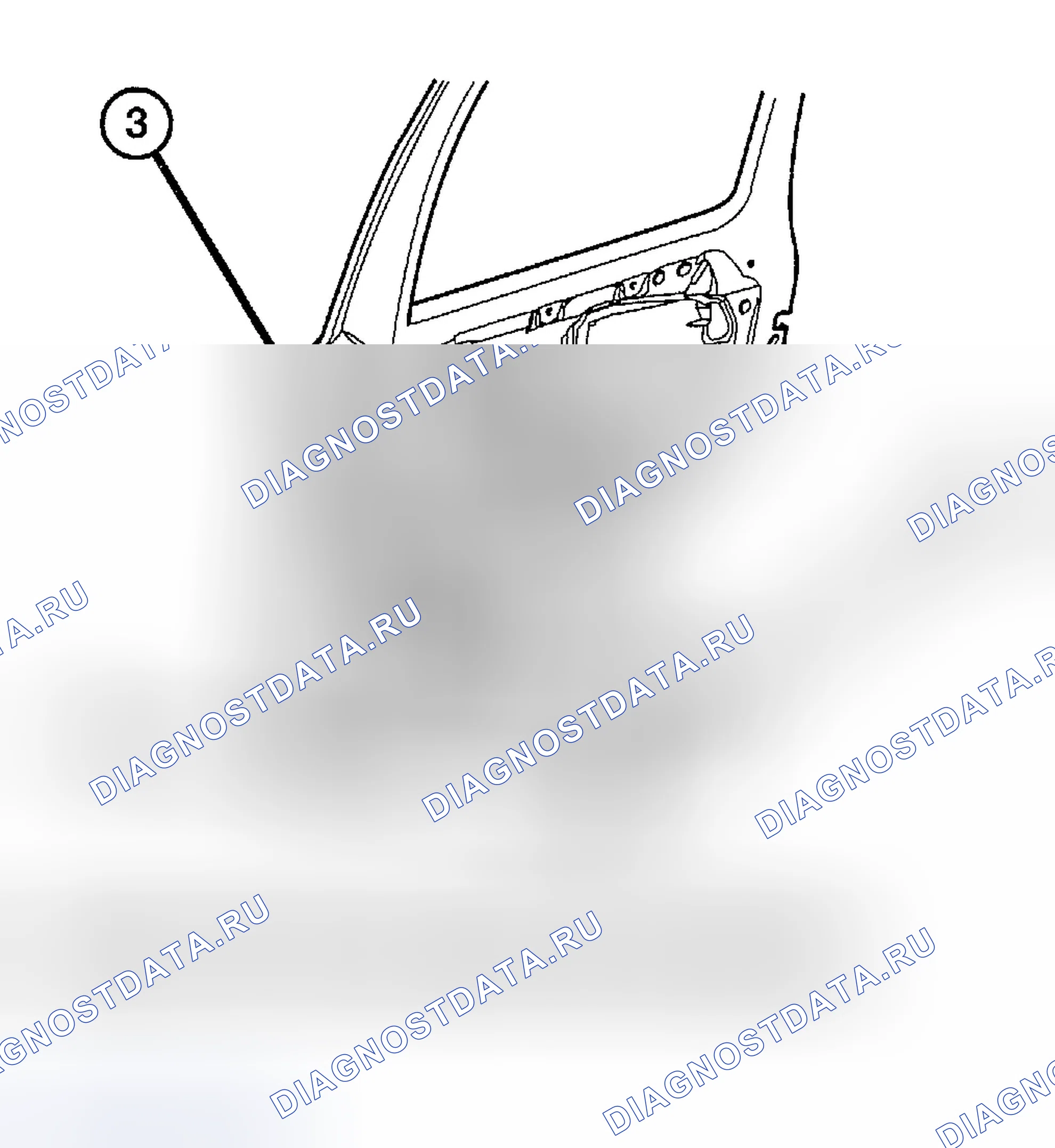 Рис. 18: ЗАДНЯЯ ДВЕРЬ. Jeep Liberty I