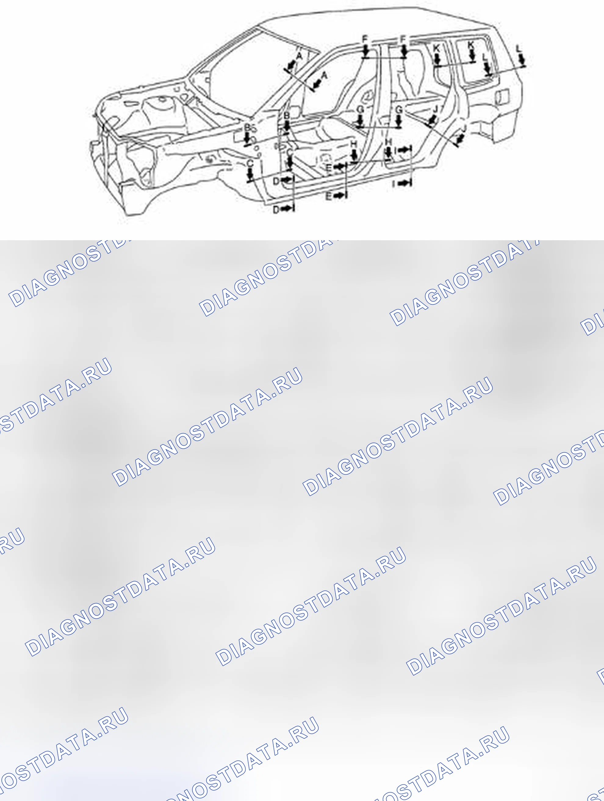 Рис. 7: КОНСТРУКЦИЯ КУЗОВА. Nissan X-Trail I