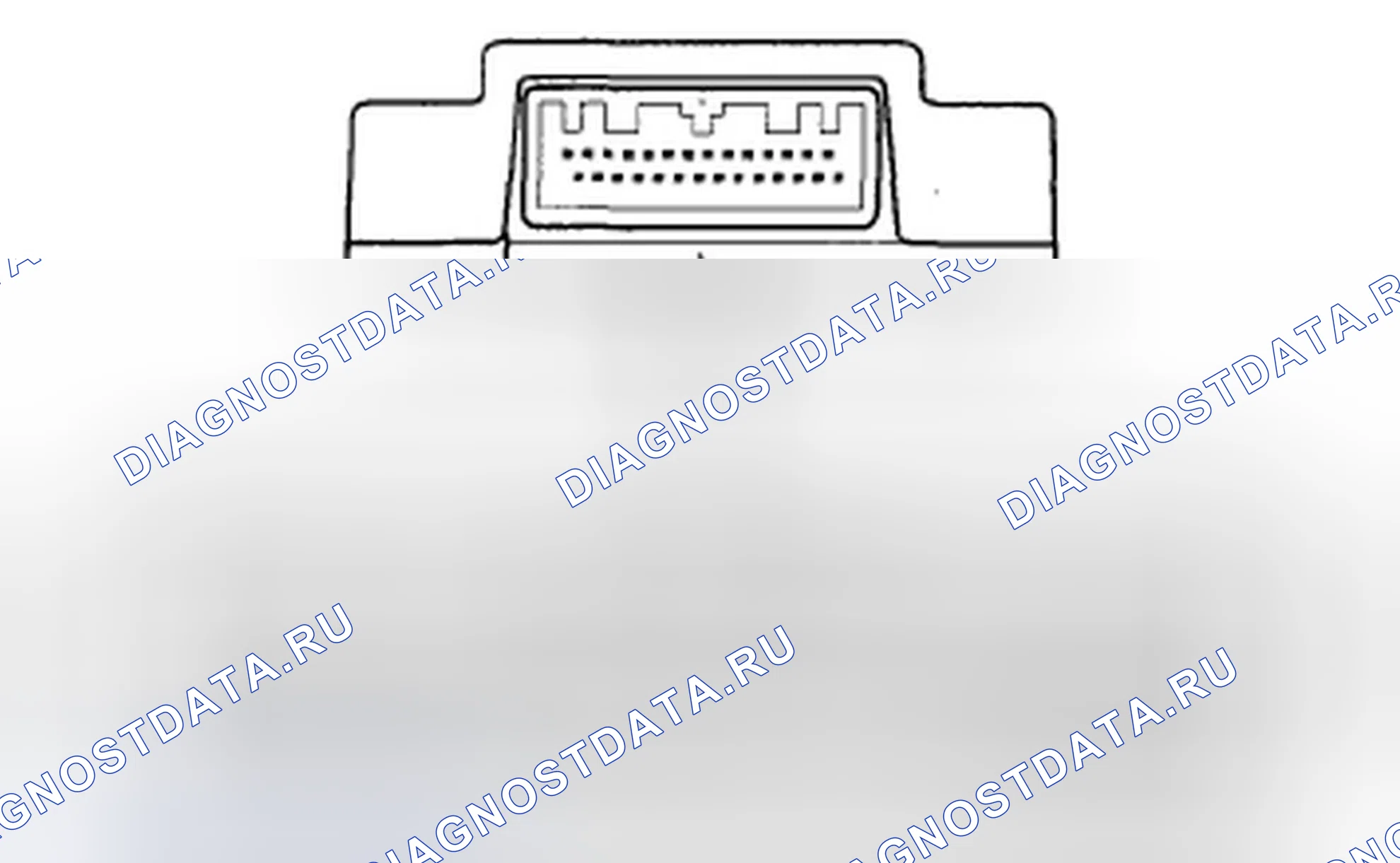 Рис. 87: Входы и выходы блока управления HandsFreeLink. Honda Odyssey IV