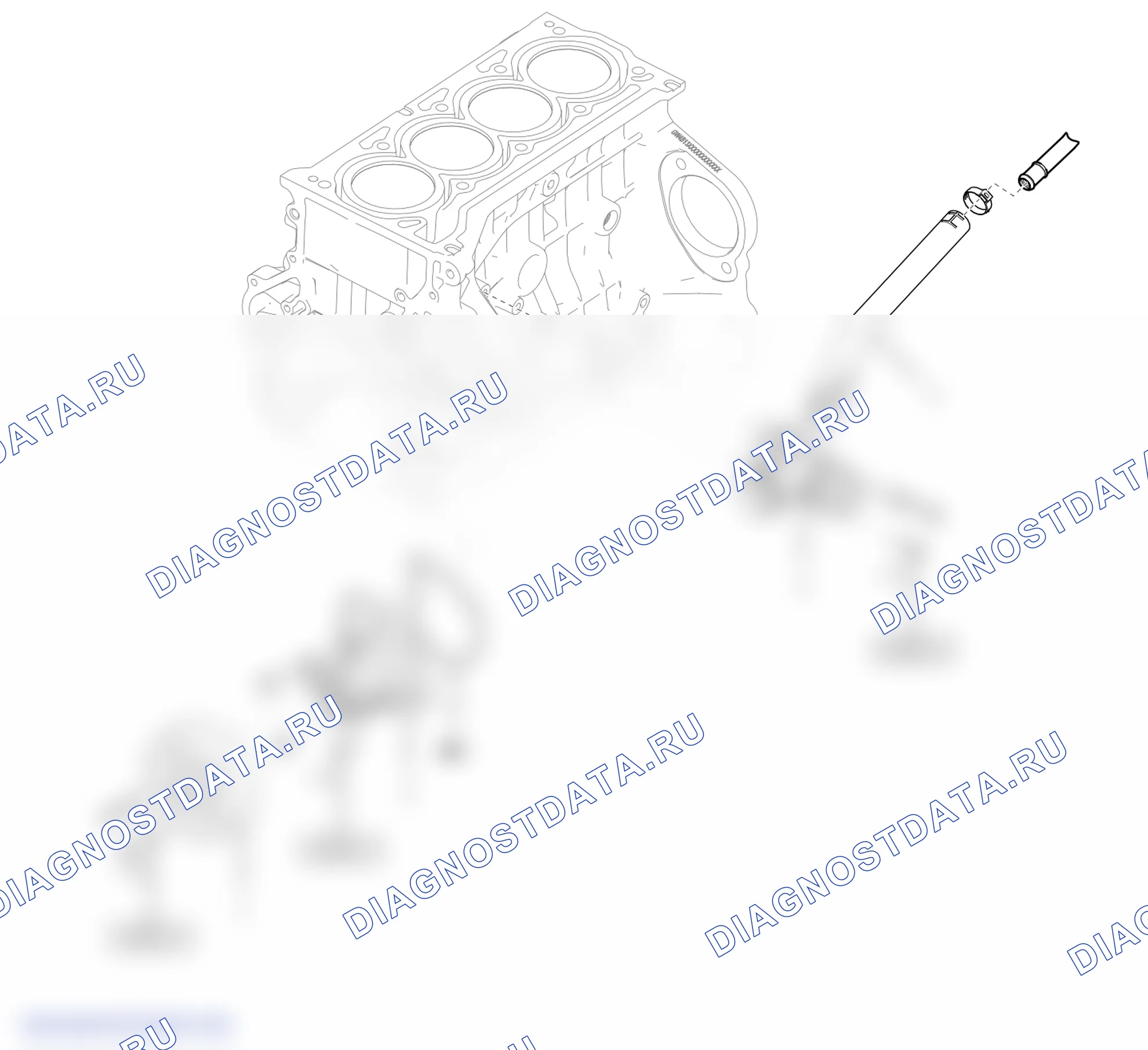 Схема расположения водяного насоса — Haval H4. Haval H4 I
