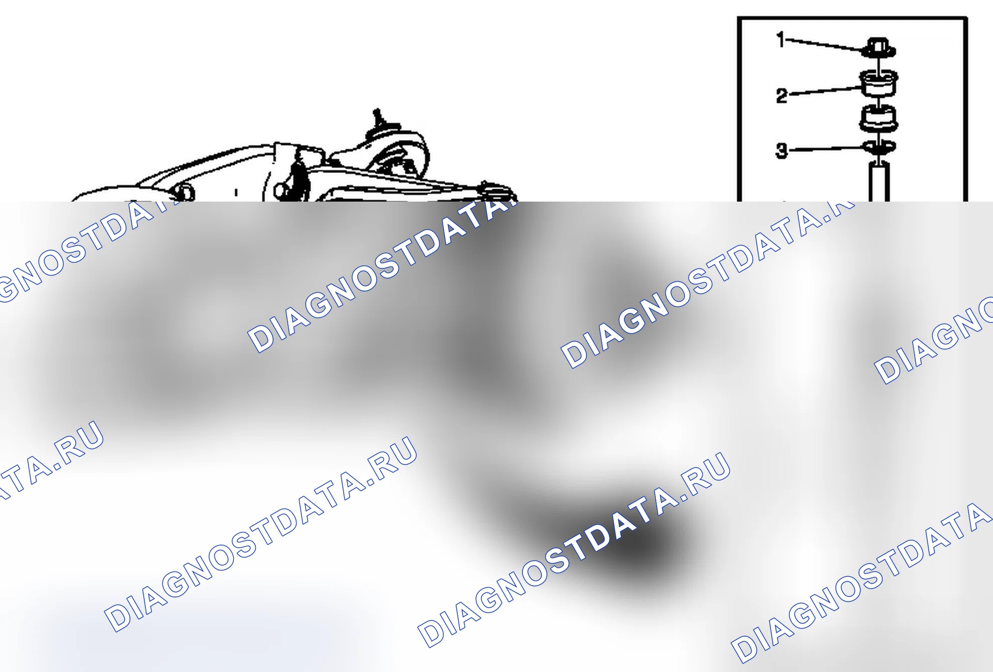 Рис. 3: Замена звена вала стабилизатора (2500, 3500). Chevrolet Silverado 3500 HD 