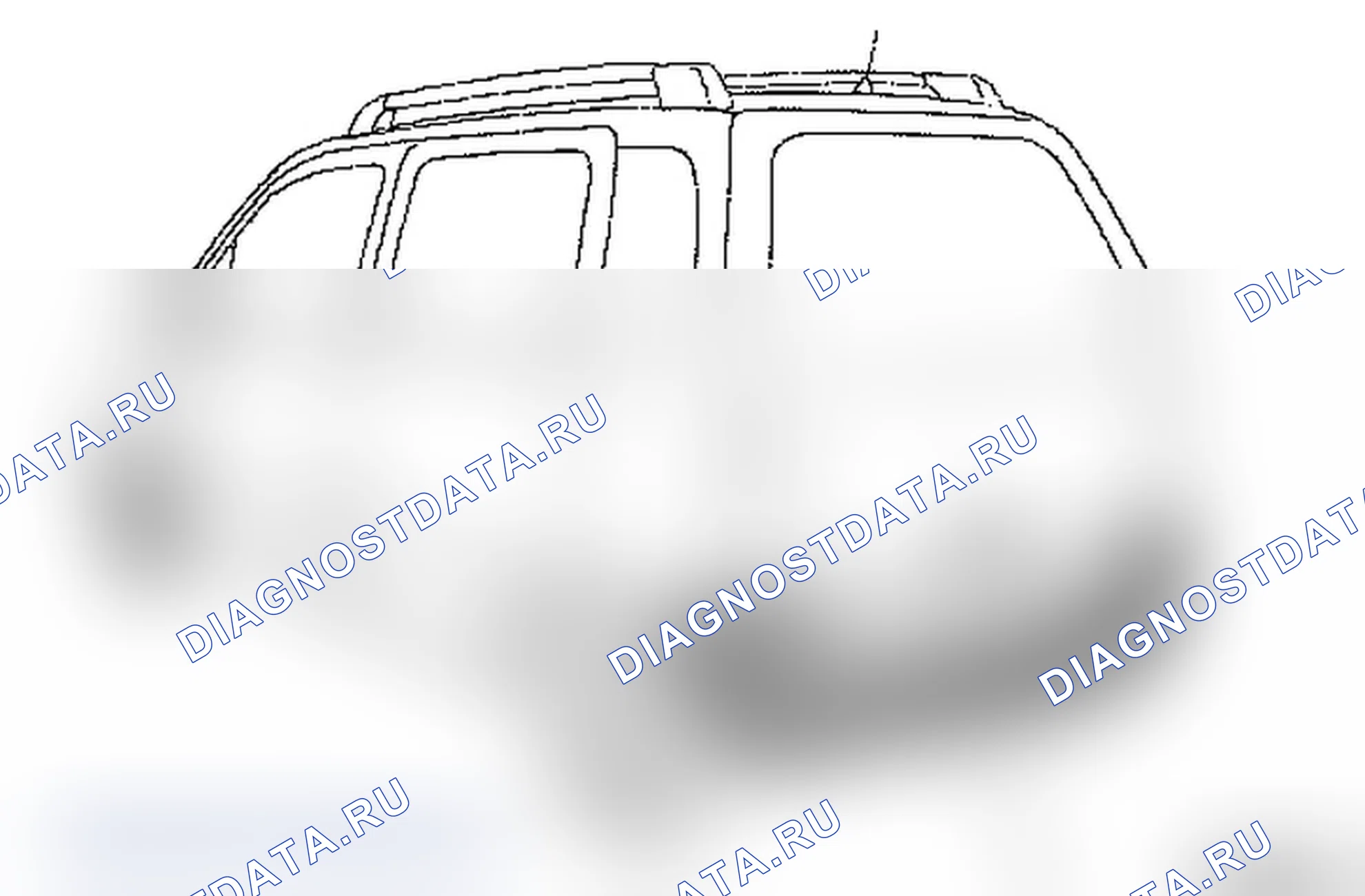Задняя обшивка. Opel Agila A рестайлинг