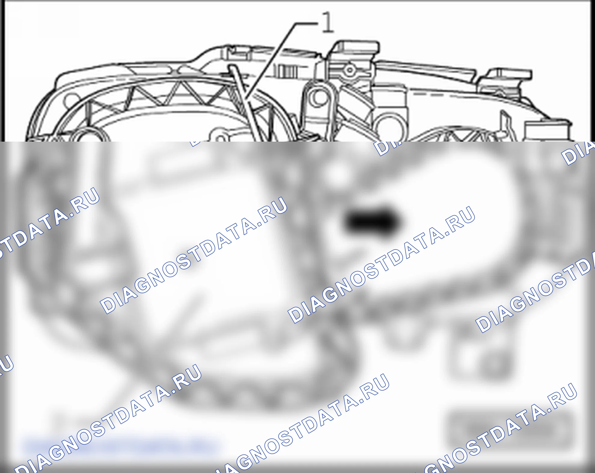 Основная фара с галогенными лампами, автомобили до 09/06. Volkswagen Touran I