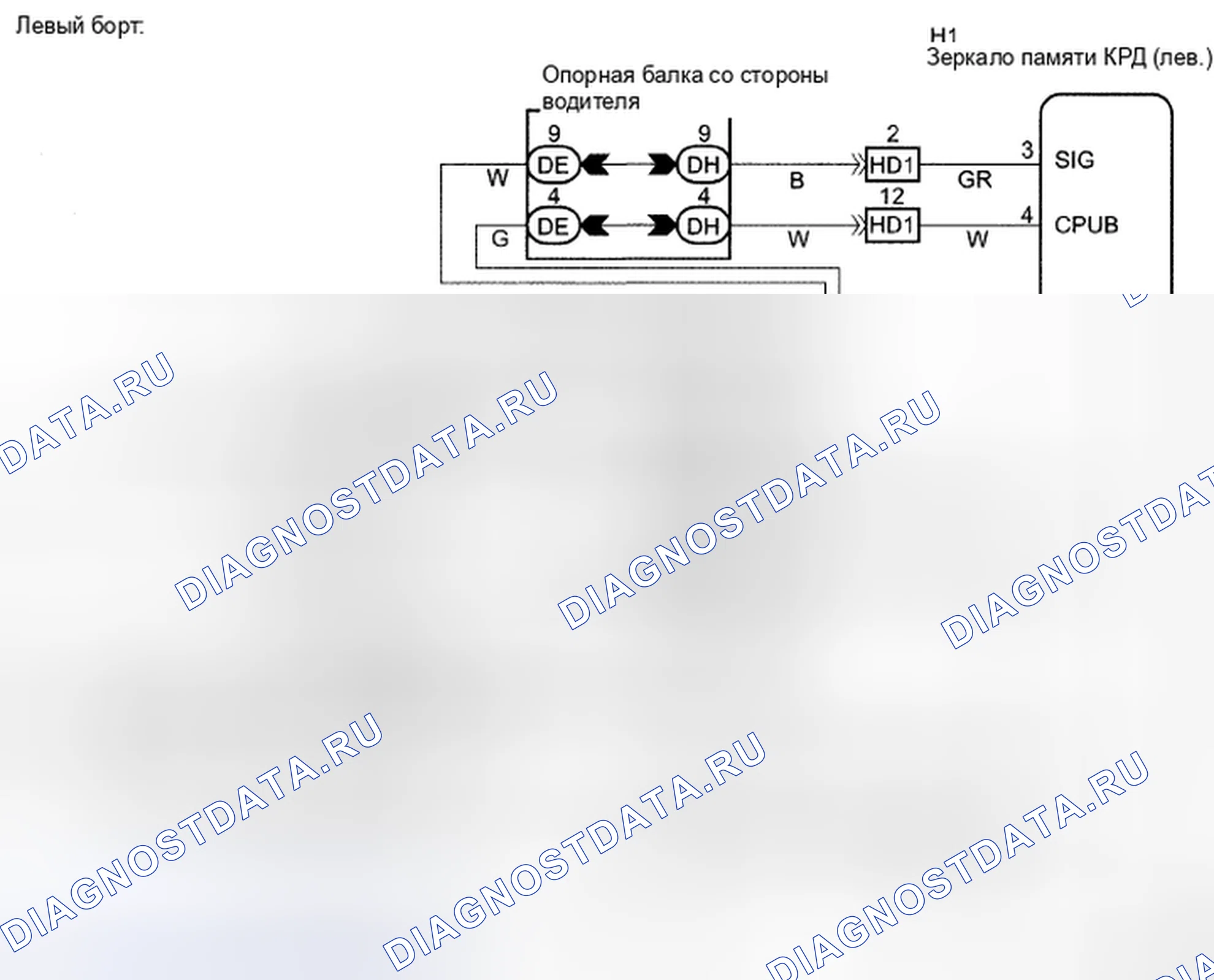 Рис. 15: электросхема. Toyota Avalon XX30 рестайлинг