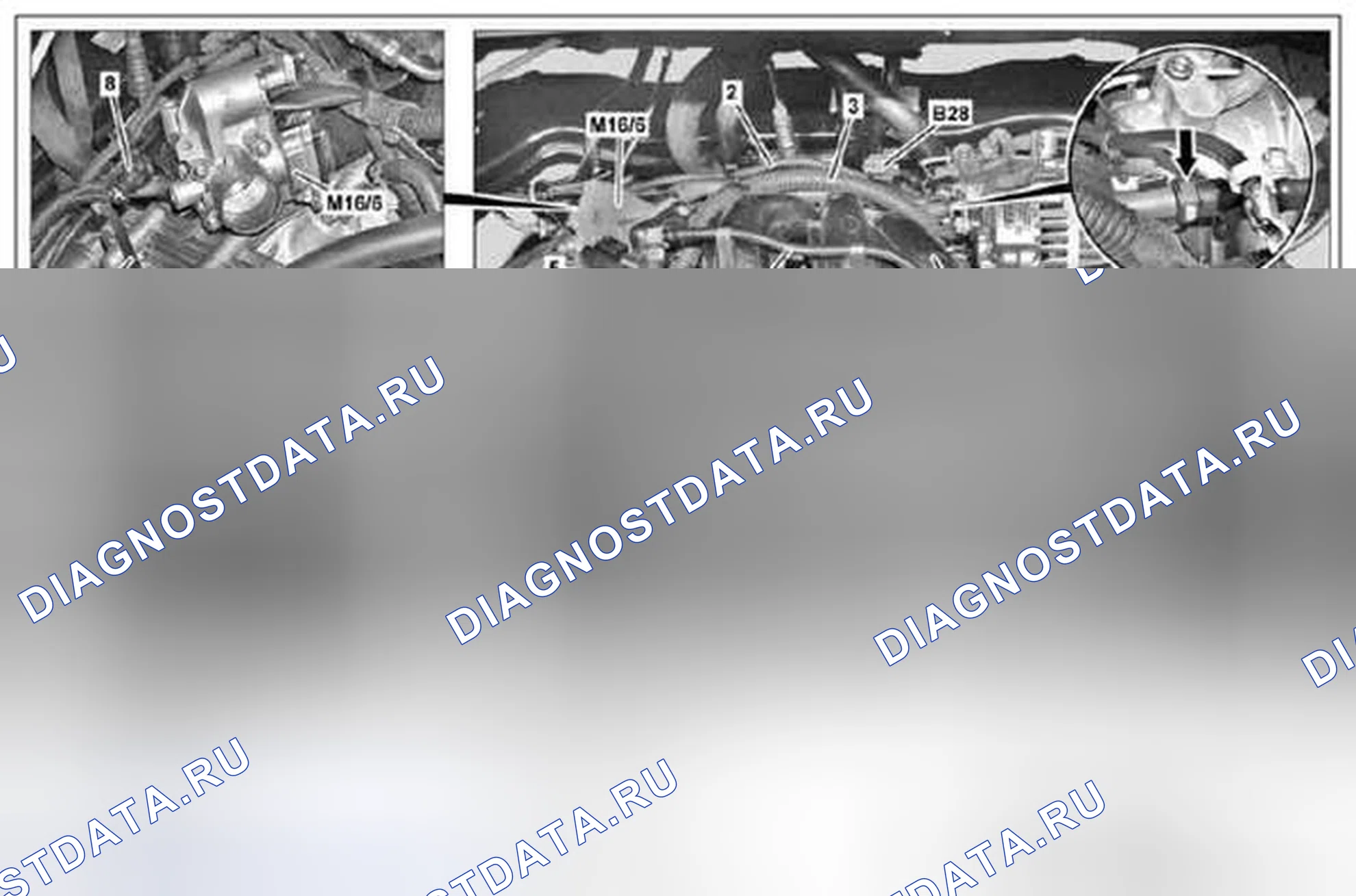 Рис. 9: Демонтаж / монтаж впускного коллектора - AR09.20-P-1310MCU. Kia Soul I