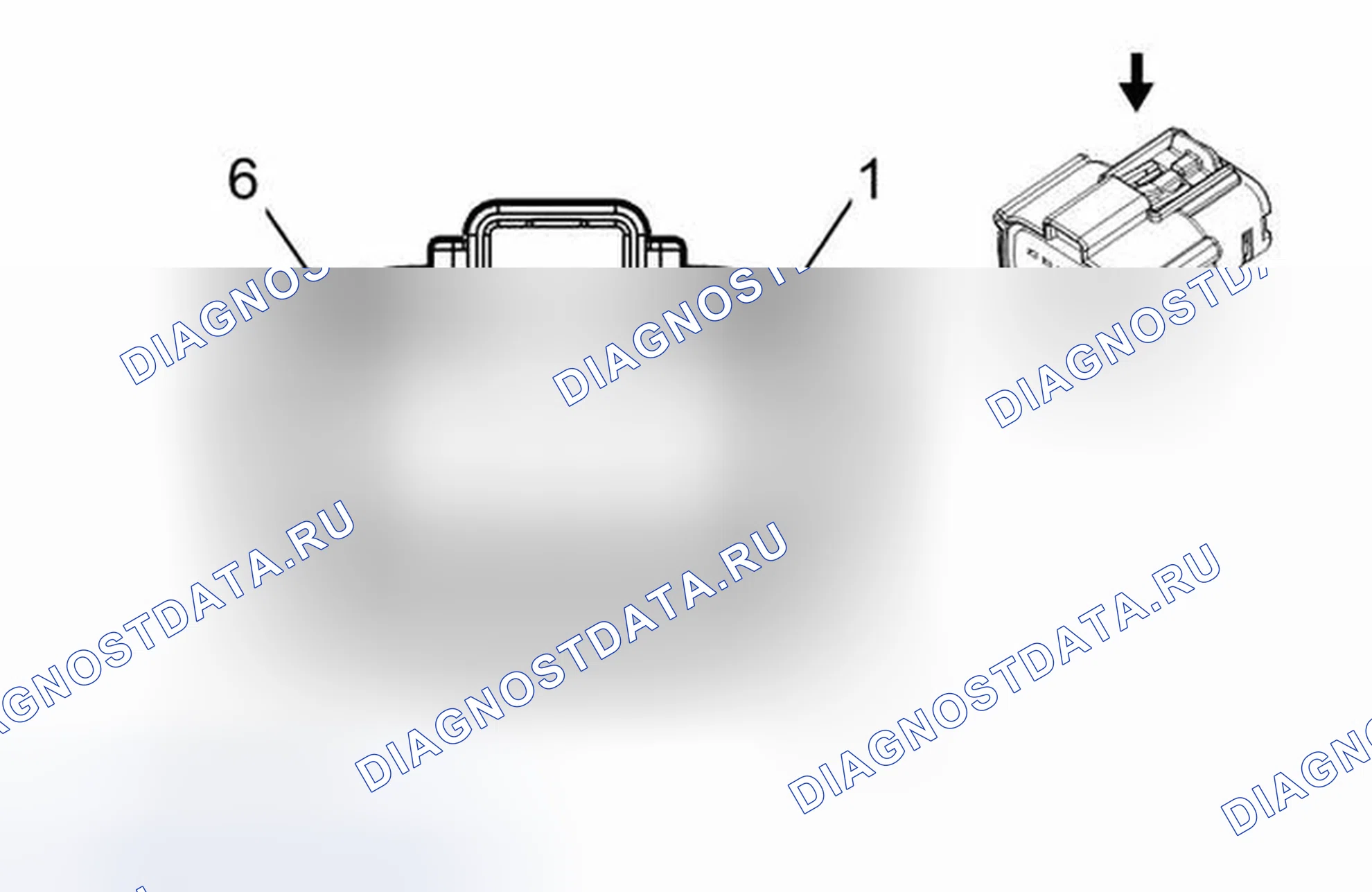 Рис. 293: X110 Жгут передней лампы к жгуту левой фары (Tuj без T4f). Cadillac ATS I