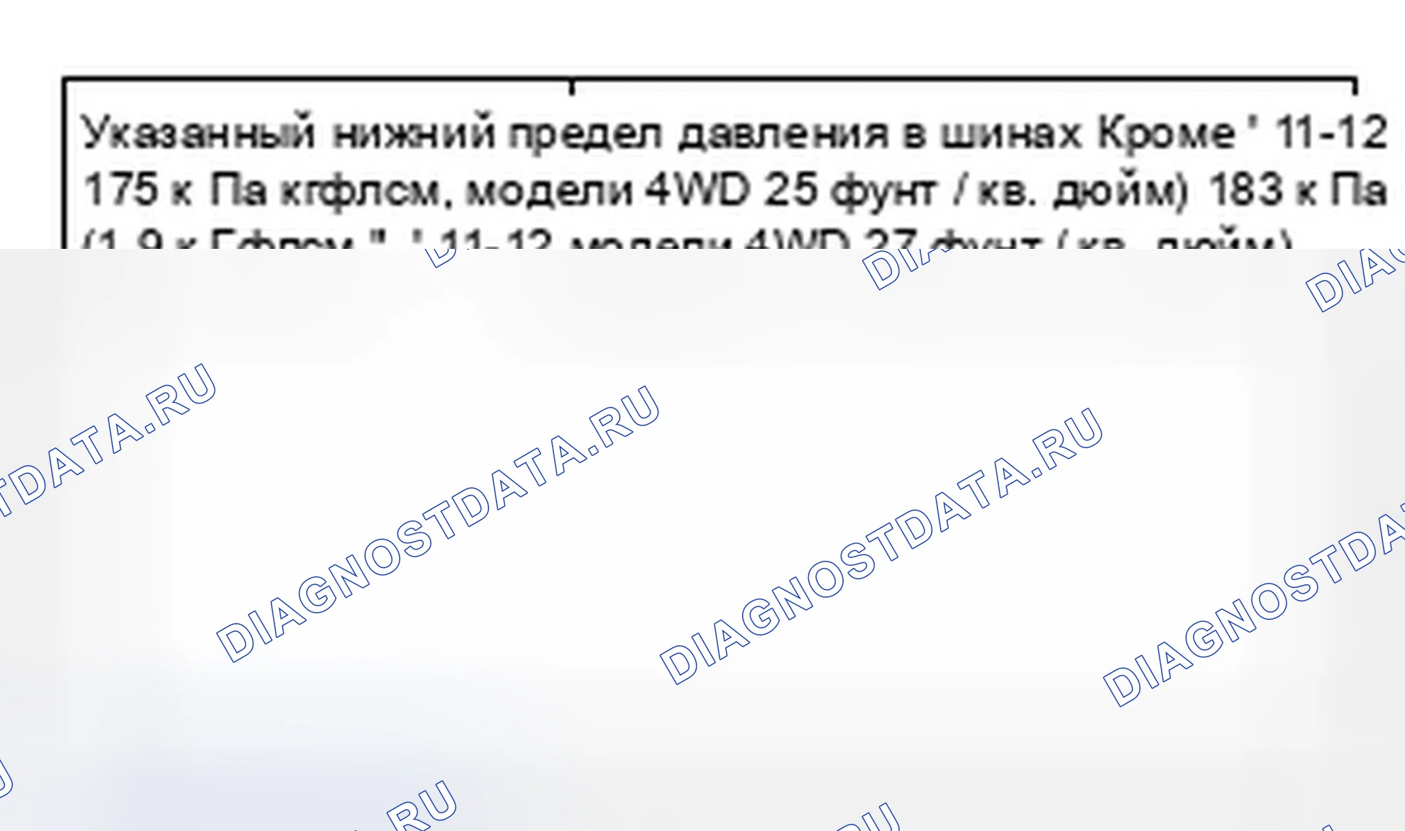 Рис. 6: Индикатор низкого давления в шинах не загорается, и никакие коды неисправностей не хранятся. Honda Crosstour I