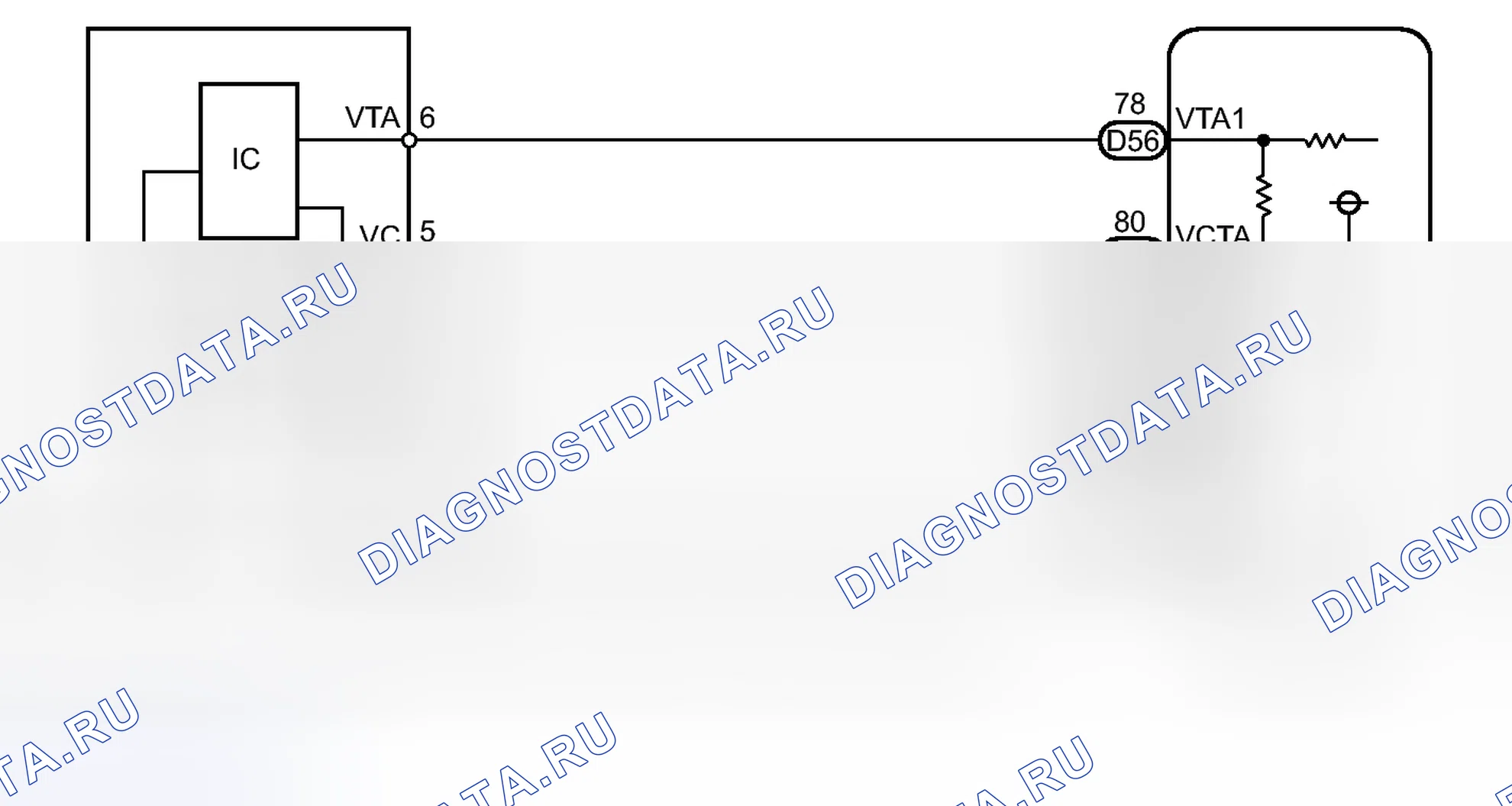 Рис. 263: электросхема. Toyota Sequoia II рестайлинг