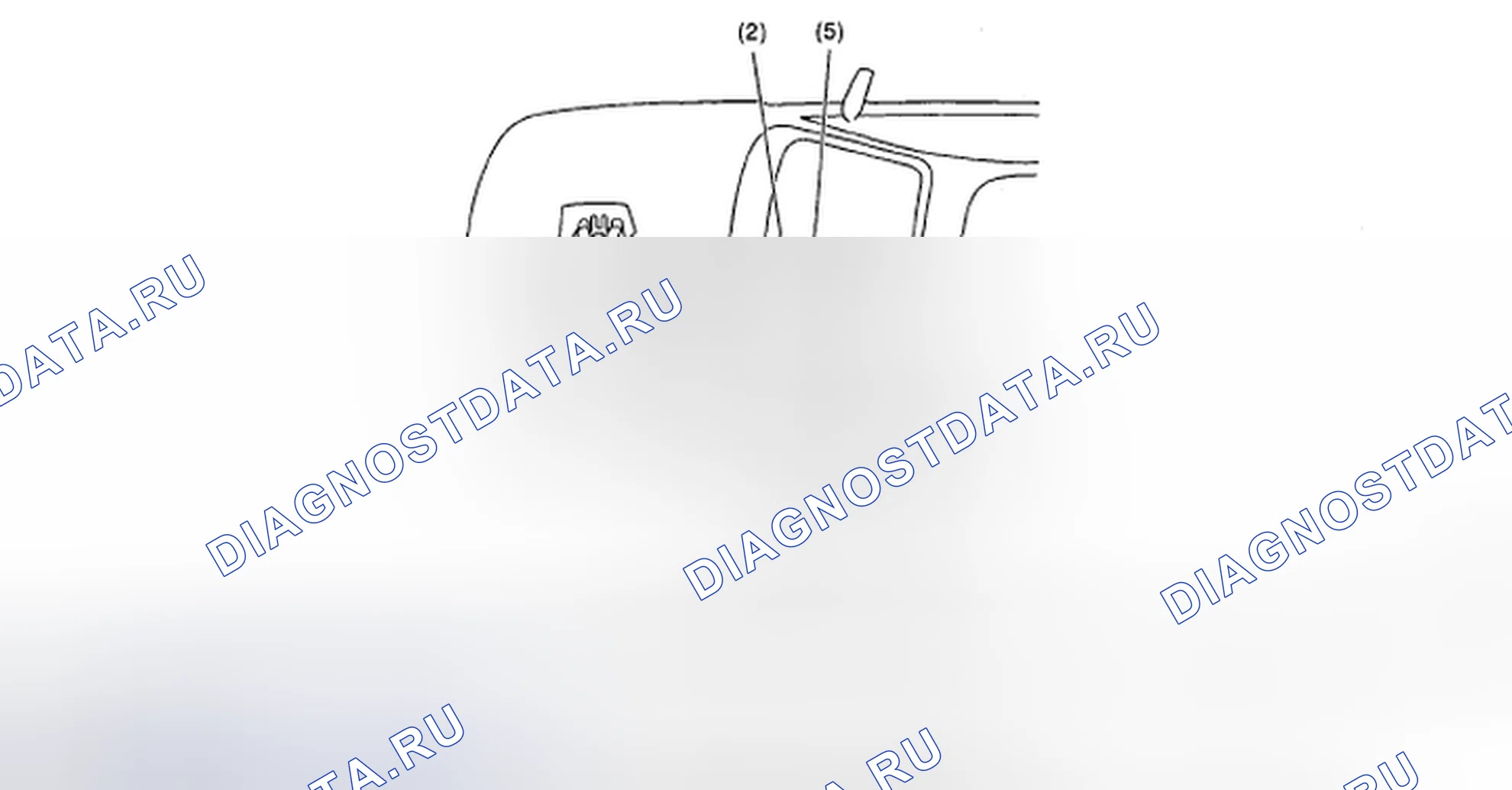 Рис. 418: Определение местоположения датчика (1 из 2). Subaru Impreza GD/GC/GG рестайлинг 2