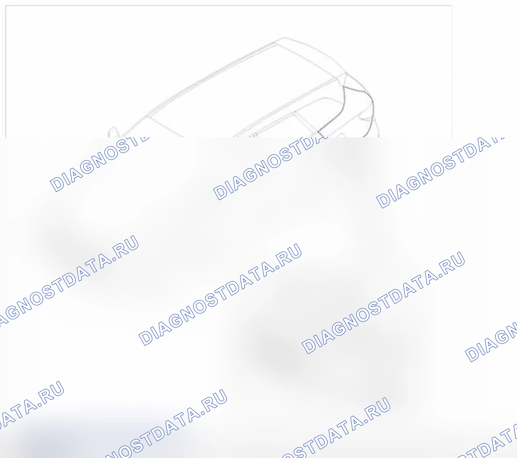 Рис. 33: Расположение компонентов. Hyundai Santa Fe III