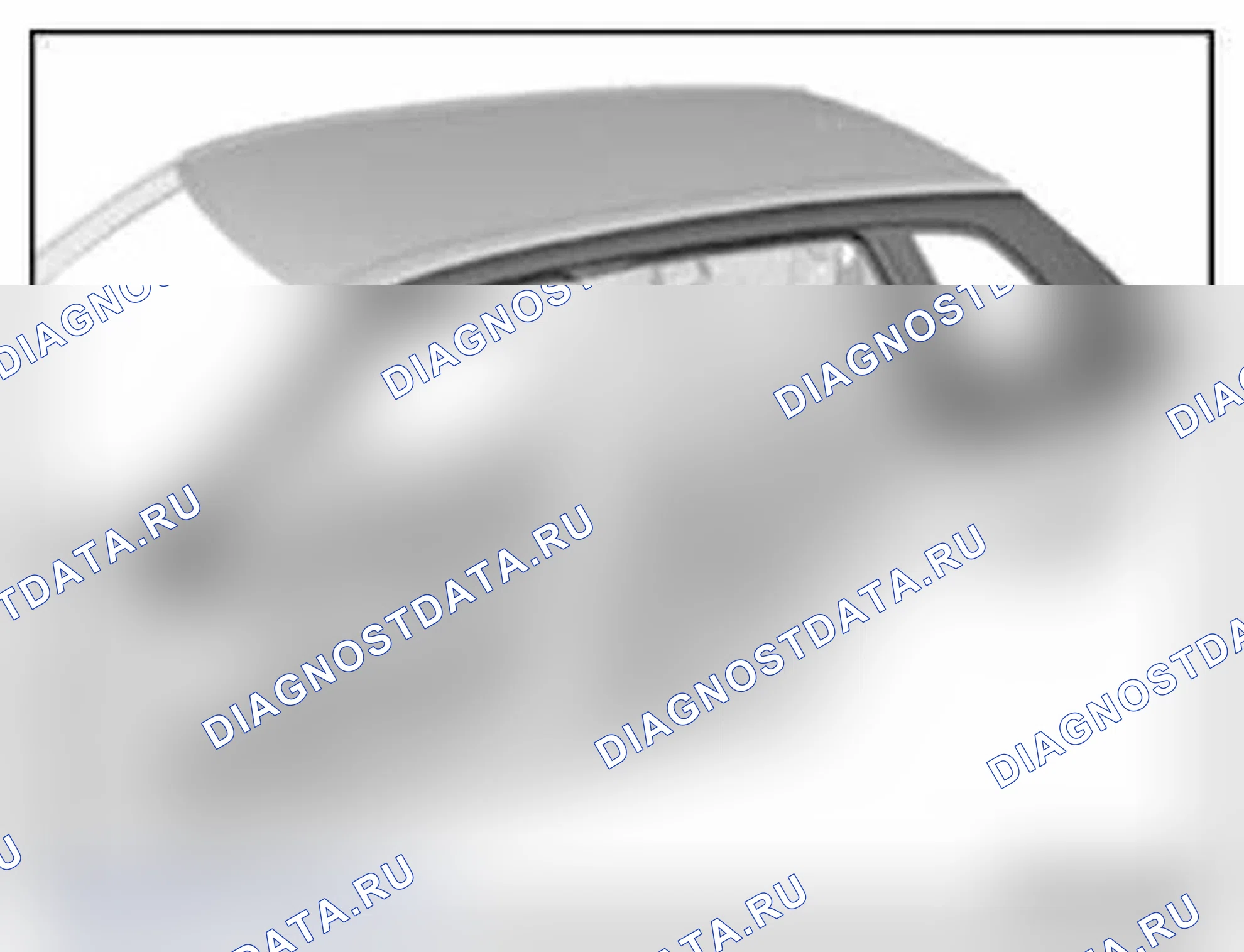 Рис. 13: Каркас крыши. BMW X5 M E70