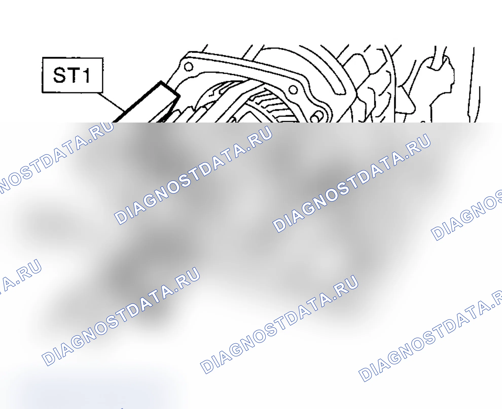Рис. 254: ДЕМОНТАЖ. Subaru Impreza WRX GD/GG рестайлинг