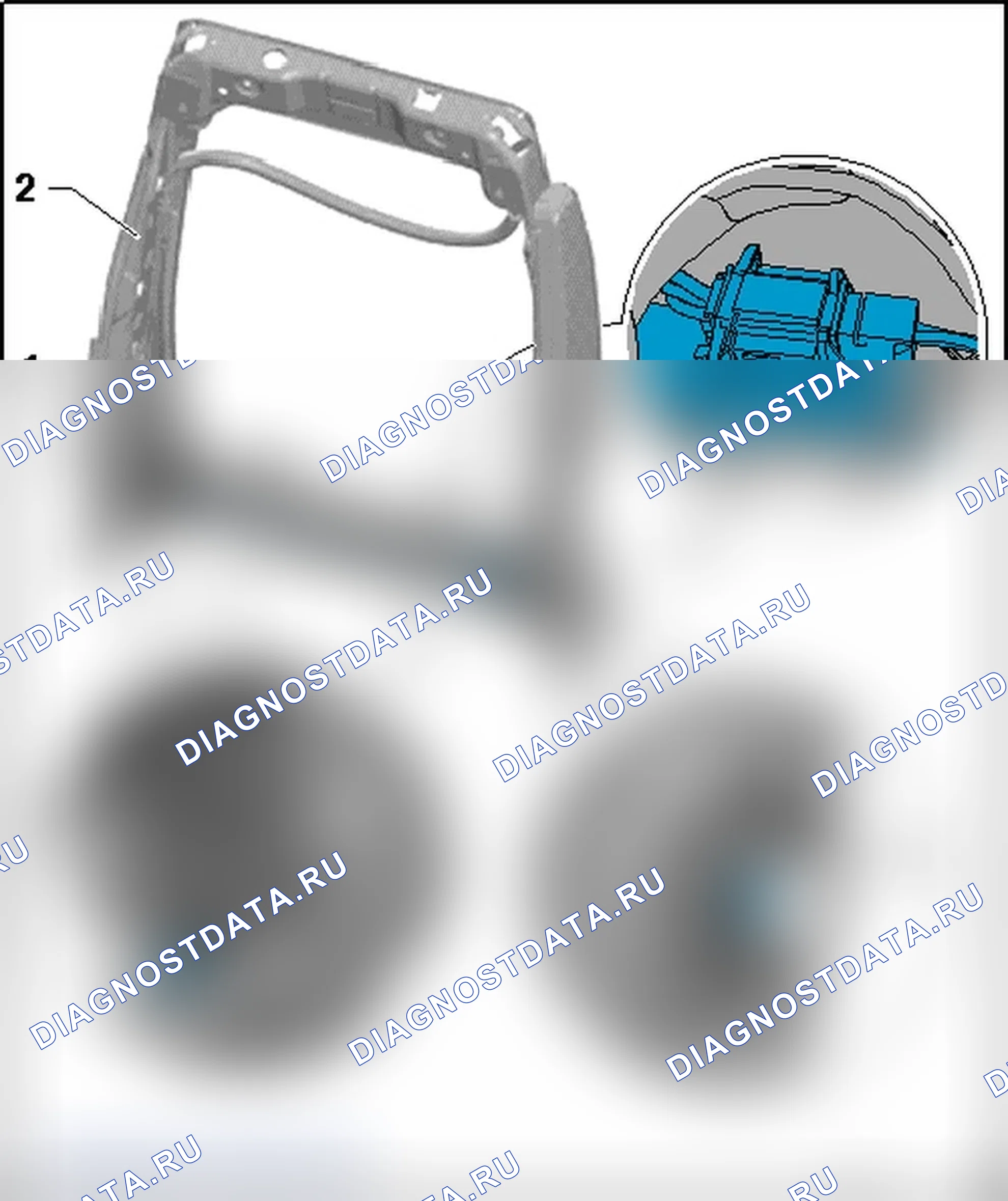 Рис. 109: ДВИГАТЕЛИ РЕГУЛИРОВКИ СПИНКИ ПЕРЕДНЕГО СИДЕНЬЯ V45/V46 ОБЗОР СБОРКИ. Audi TT 8J рестайлинг
