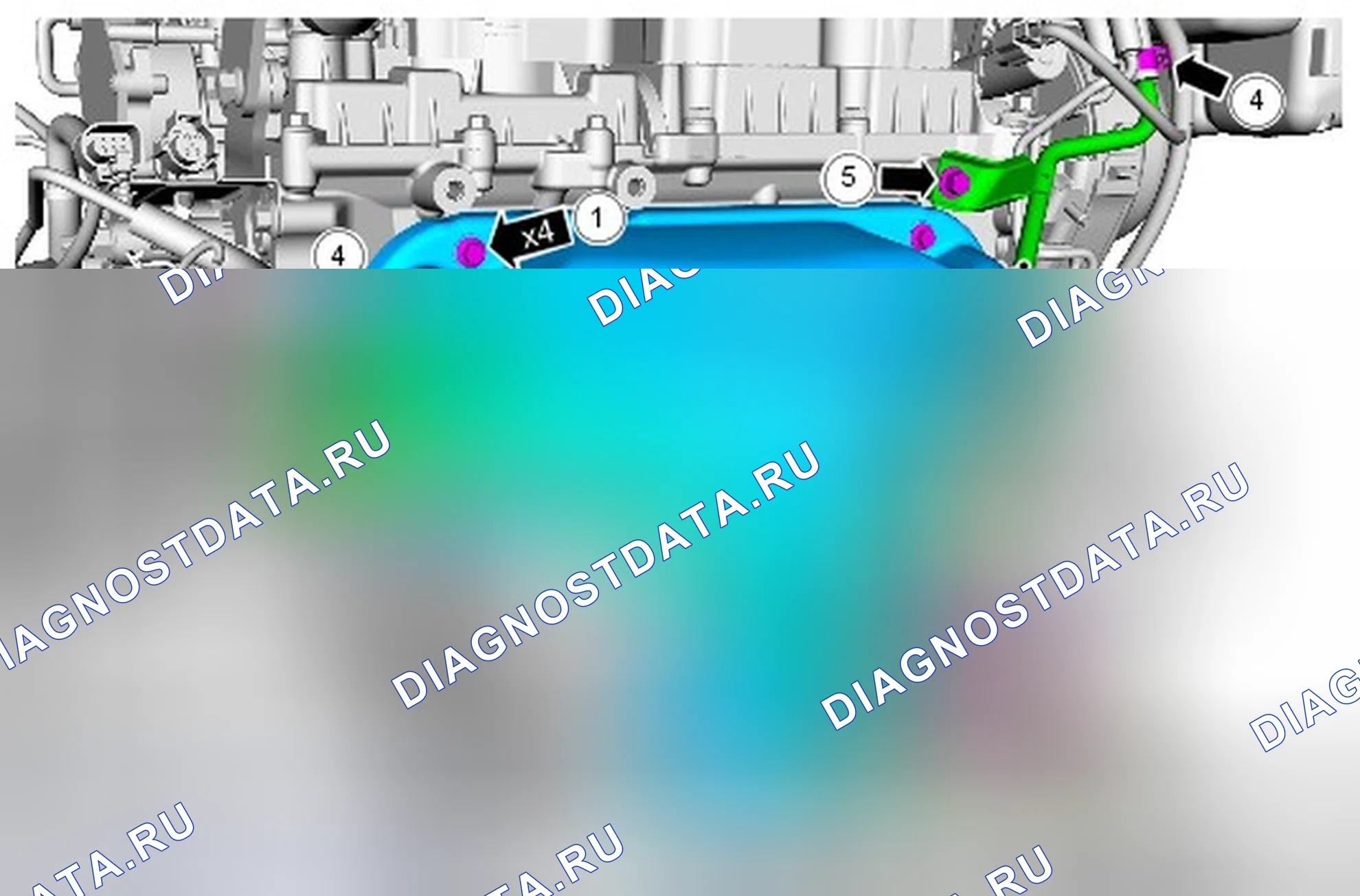 Как установить присоединяемые детали двигателя. Ford Mondeo IV
