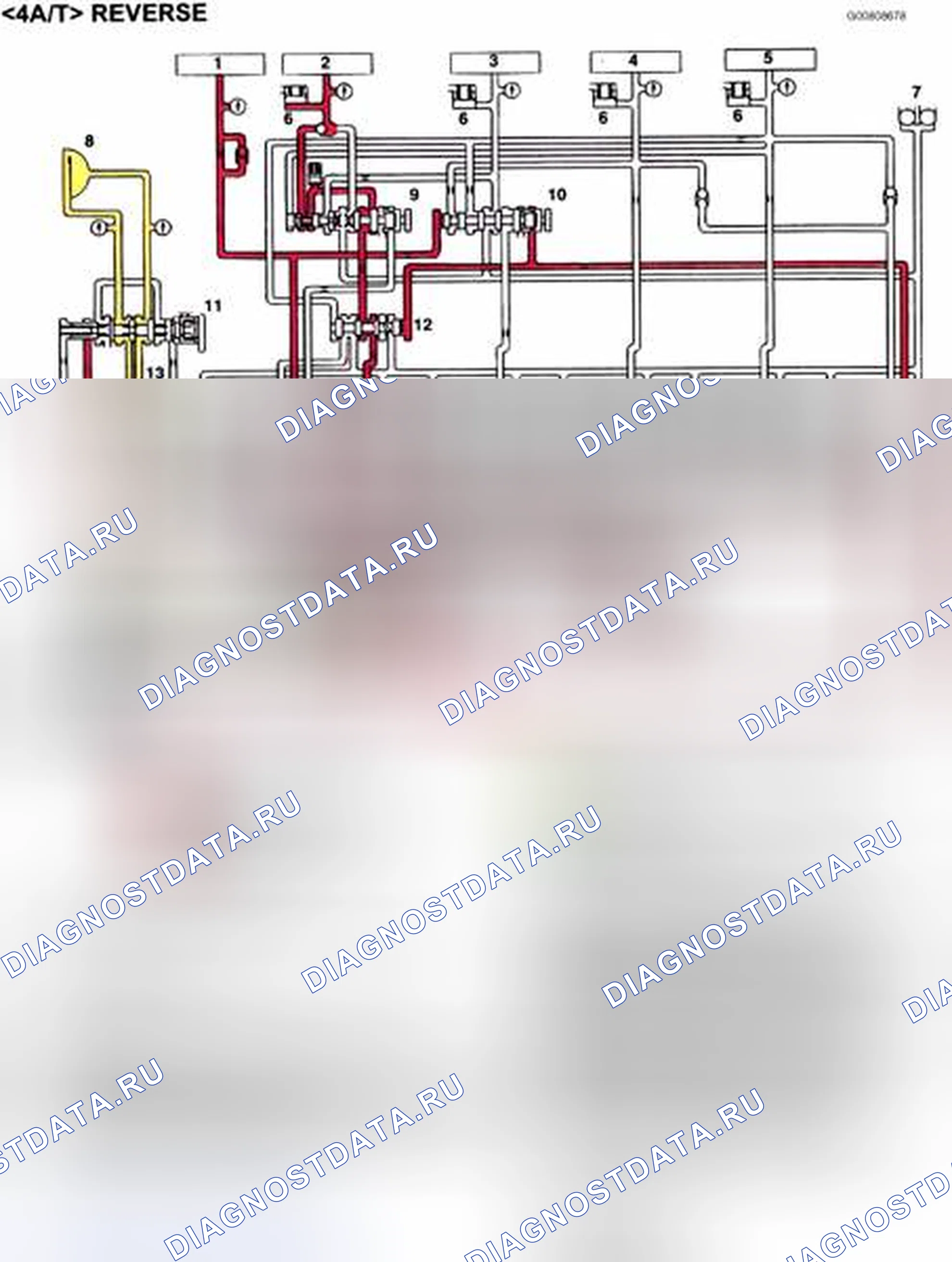 Рис. 1435: < 4A / T > РЕВЕРС. Honda Edix I
