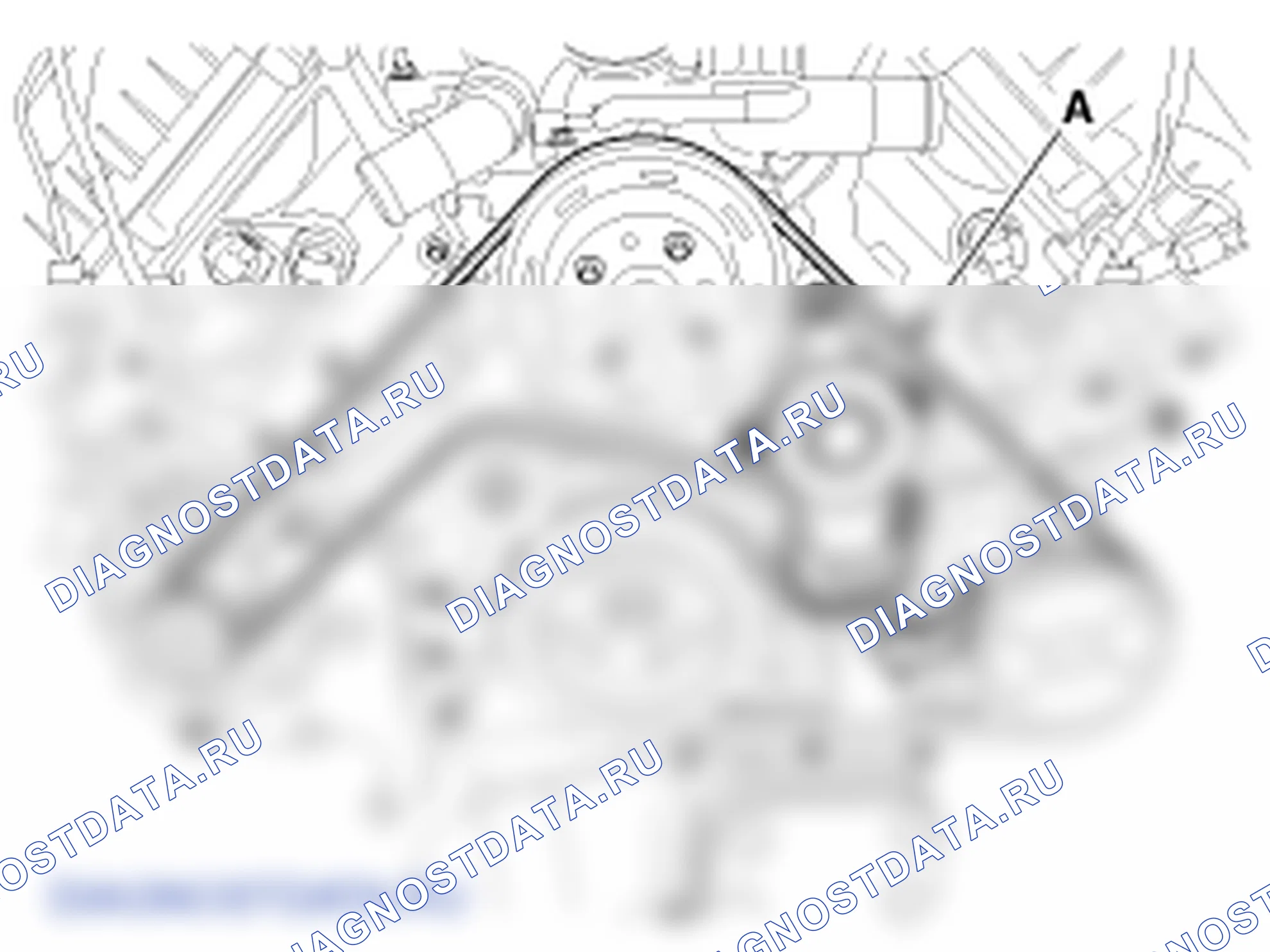 Установка водяного насоса. Hyundai Genesis(Bh)-U.S. I