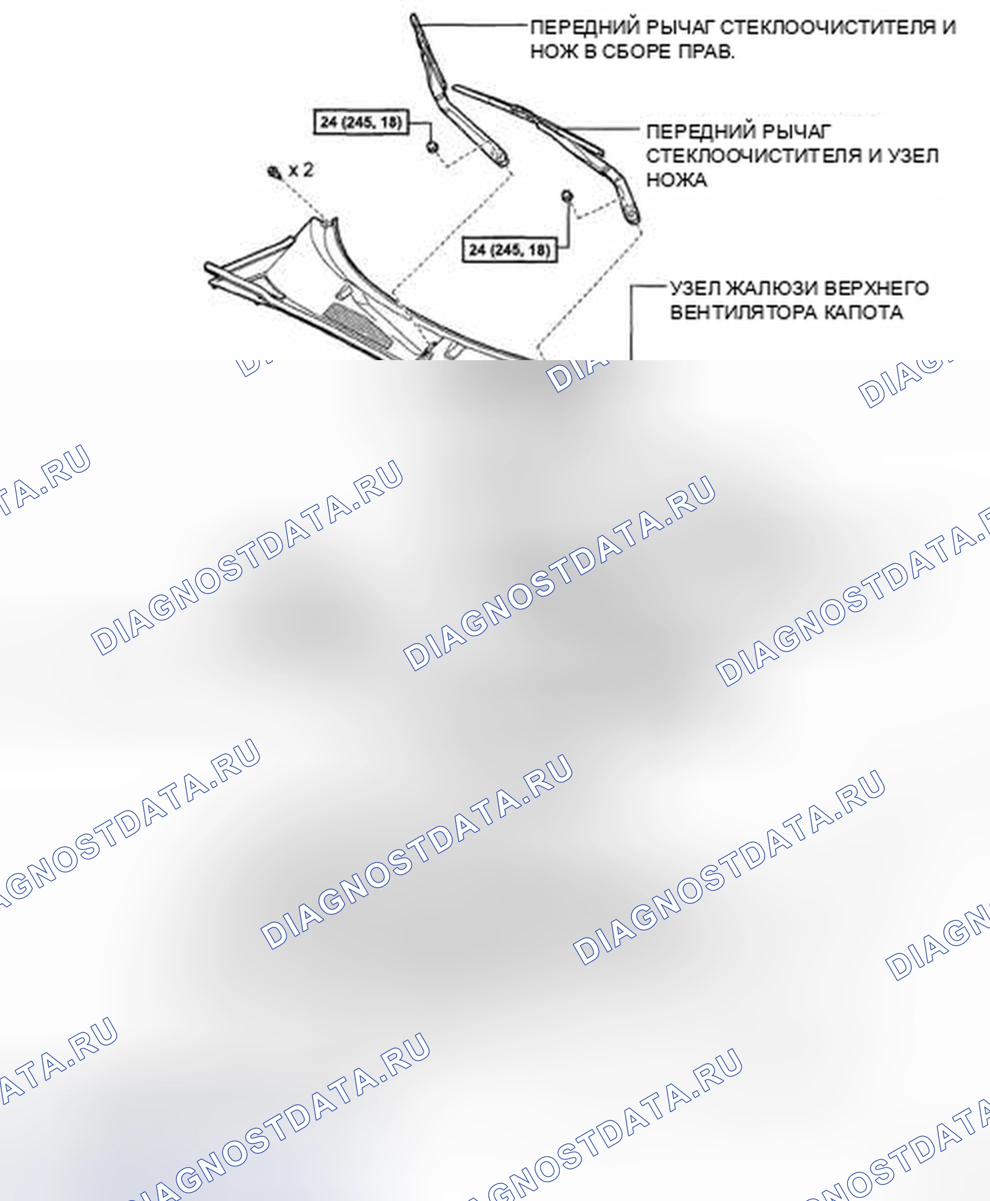 Рис. 6: КОМПОНЕНТЫ. Toyota Highlander II