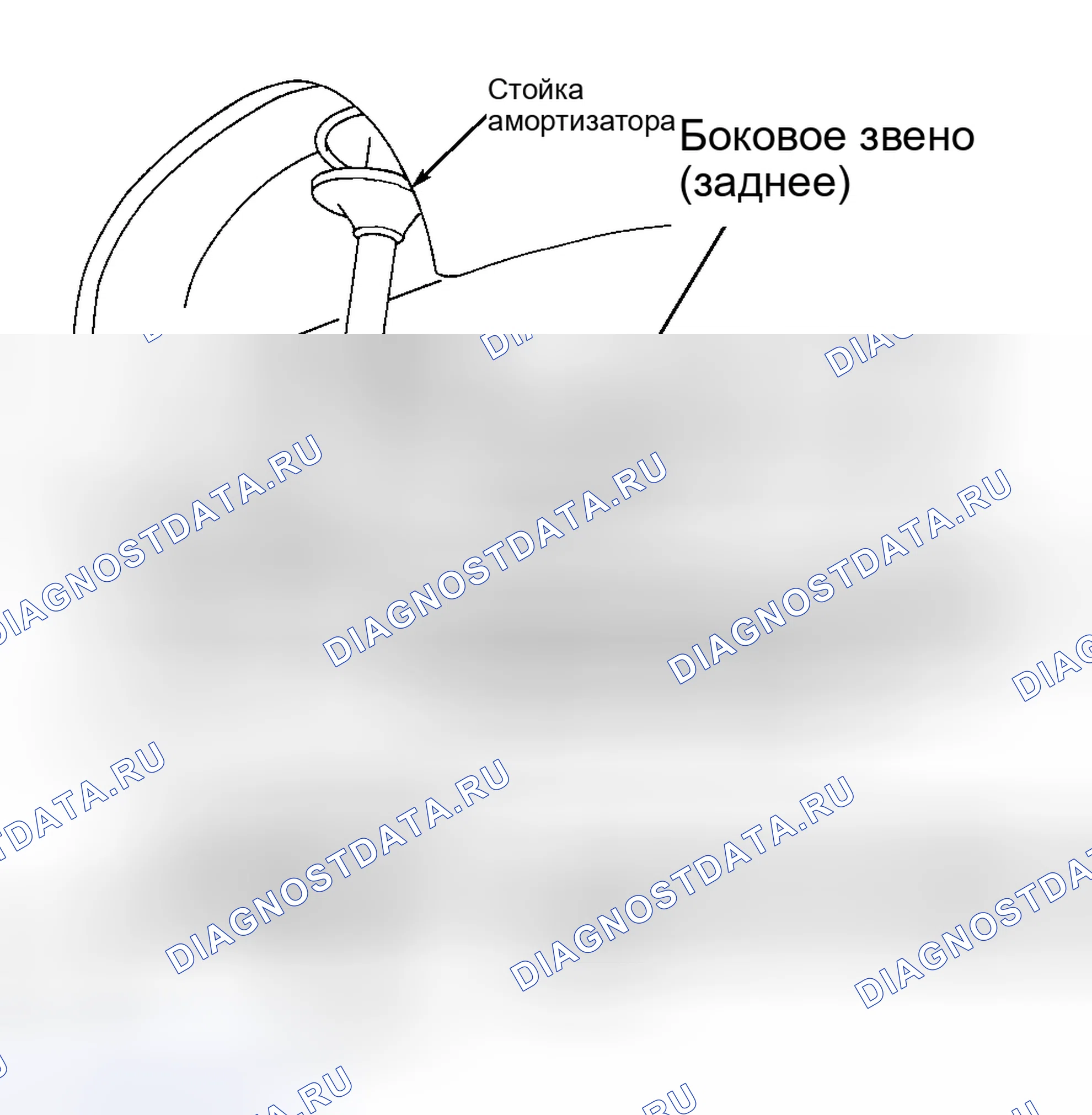 Рис. 1: ОПИСАНИЕ задней подвески. Mazda Demio IDJ