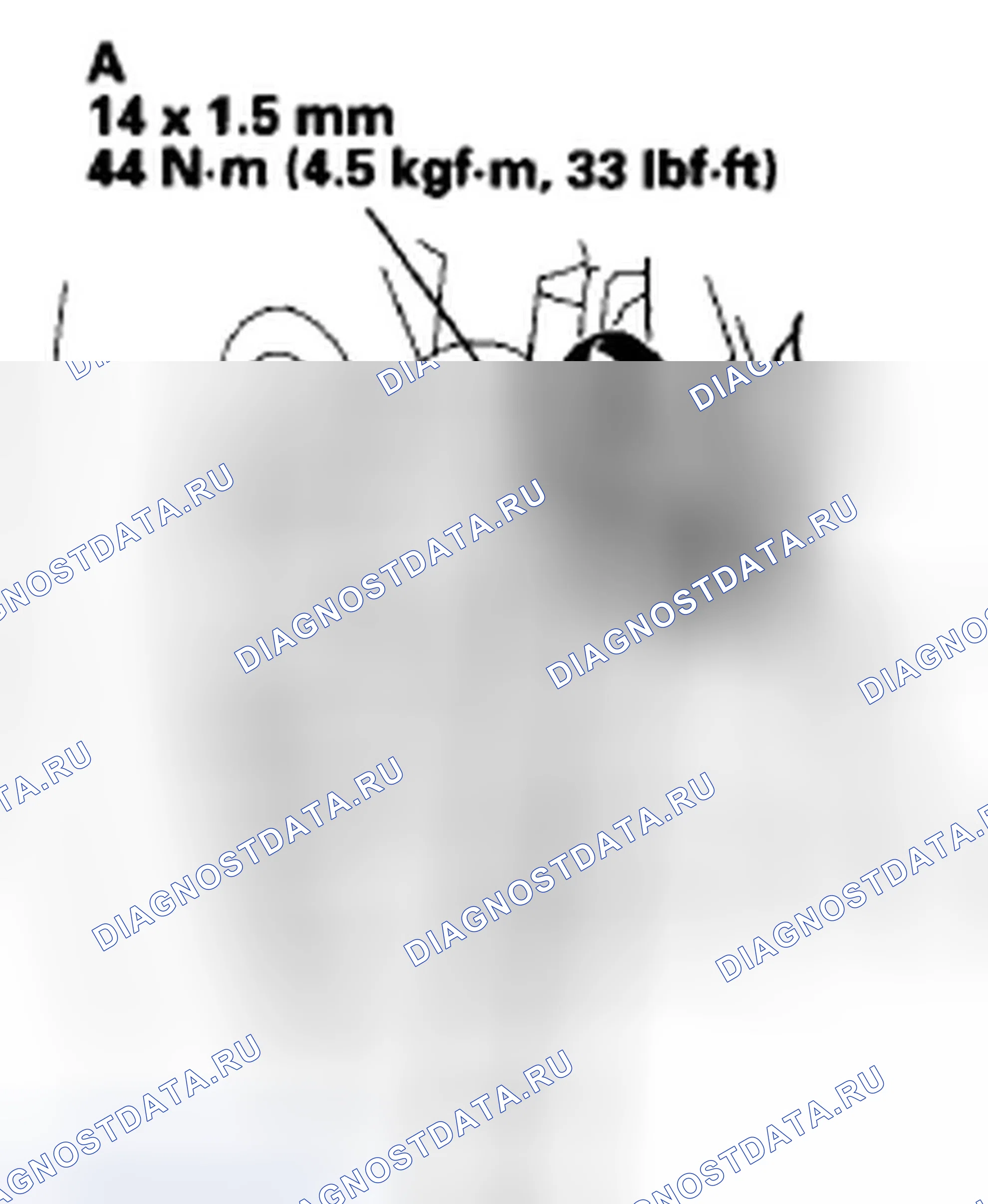 Рис. 5: Проверка/регулировка переднего носка. Honda Civic VIII