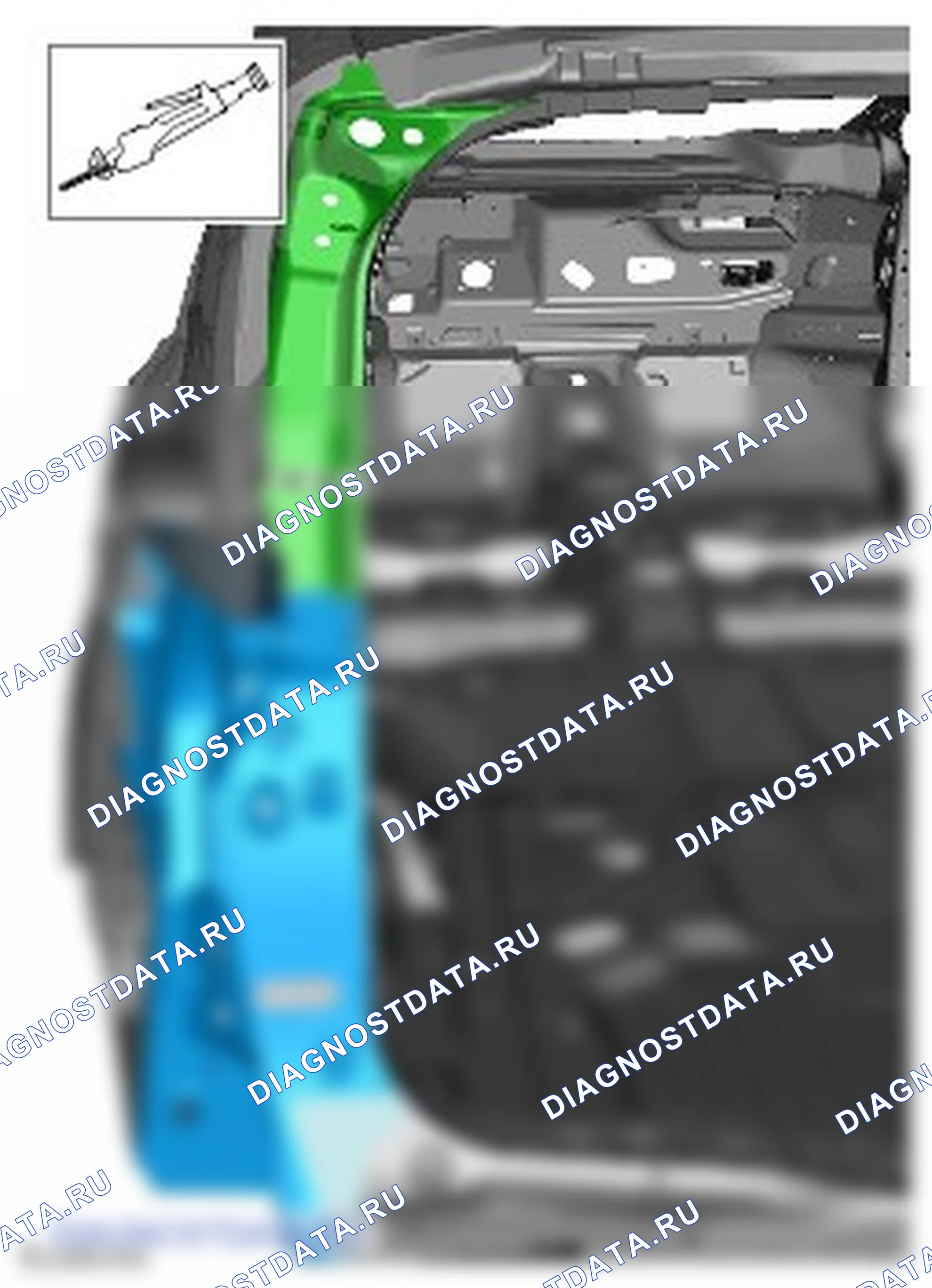 Как снять и установить панель крепления заднего фонаря. Ford S-MAX II