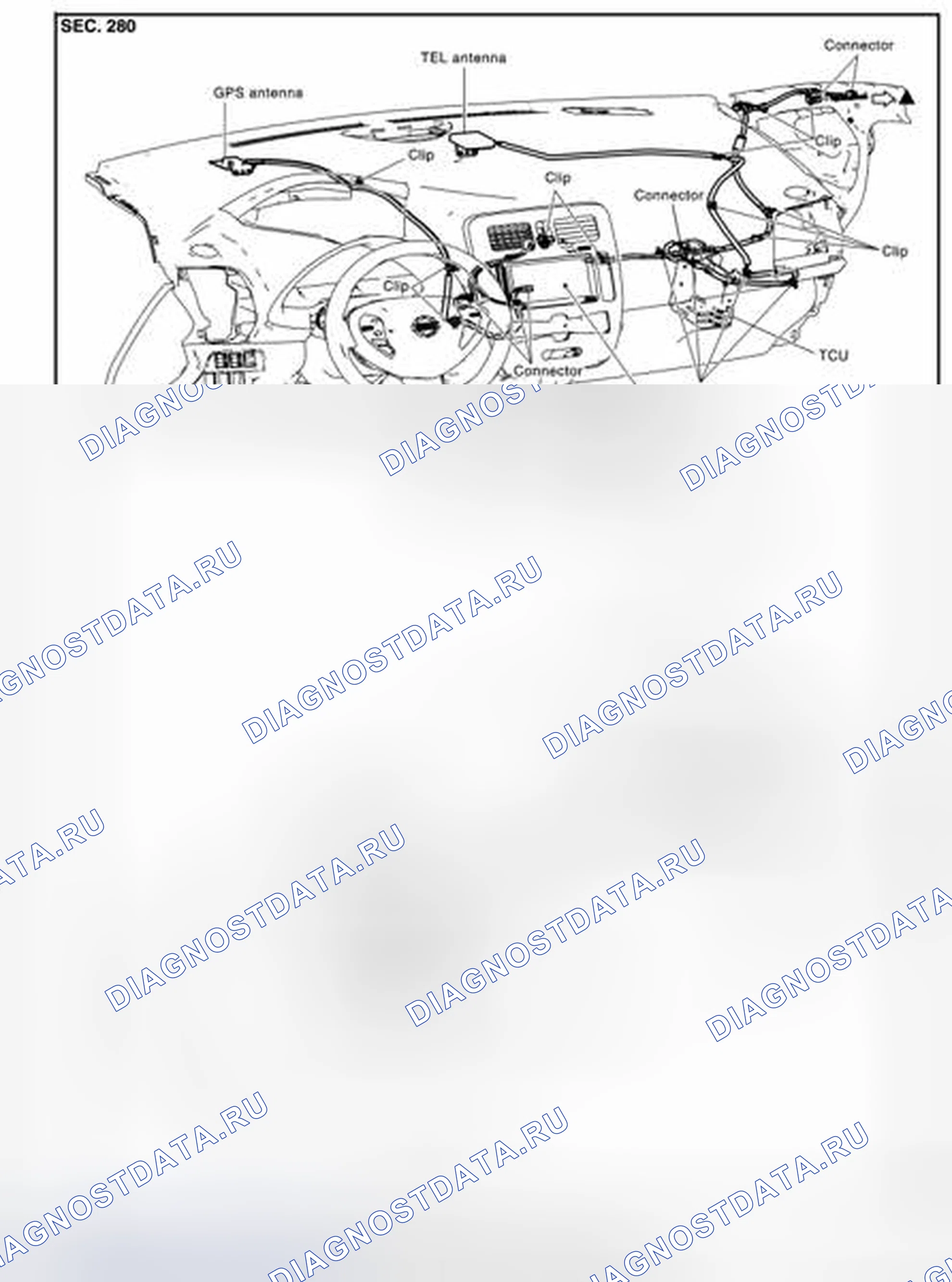Рис. 18: Антенный фидер. Nissan Leaf I