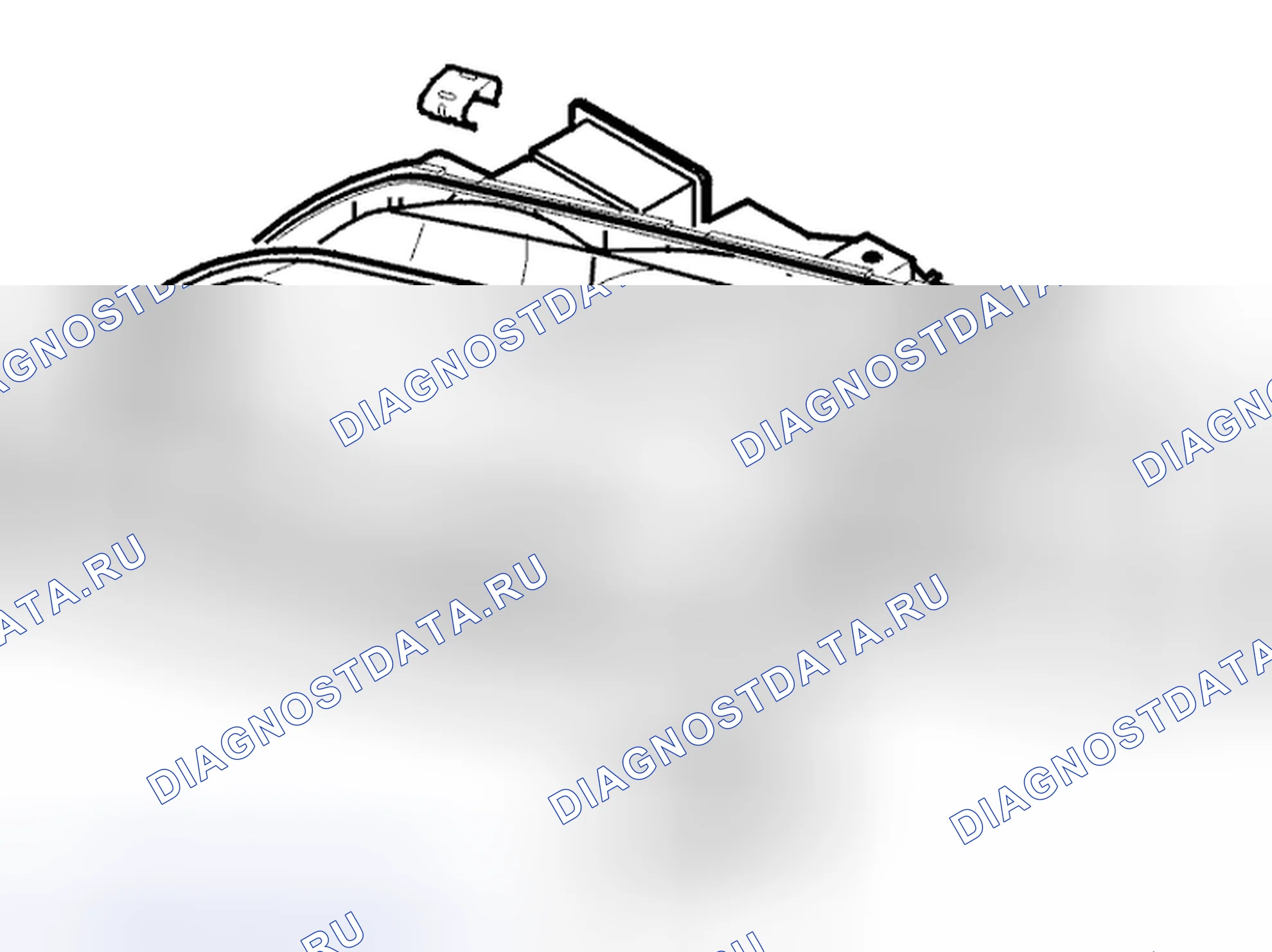 Рис. 1: Объектив, фара. Volvo S80 I