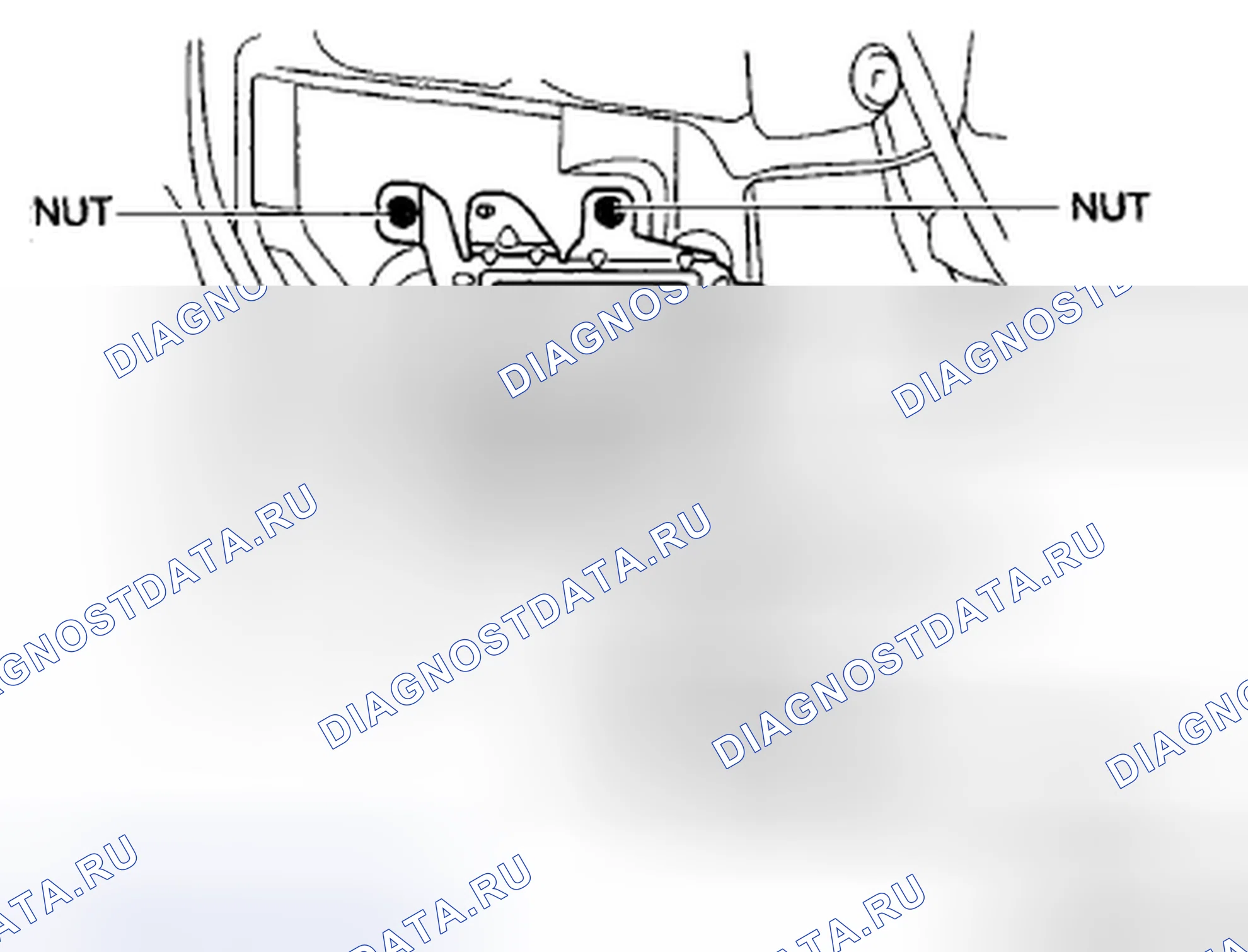 Рис. 17: СНЯТИЕ / УСТАНОВКА КРОНШТЕЙНА МОНИТОРИНГА СЛЕПЫХ ЗОН (BSM). Mazda 6 GH рестайлинг