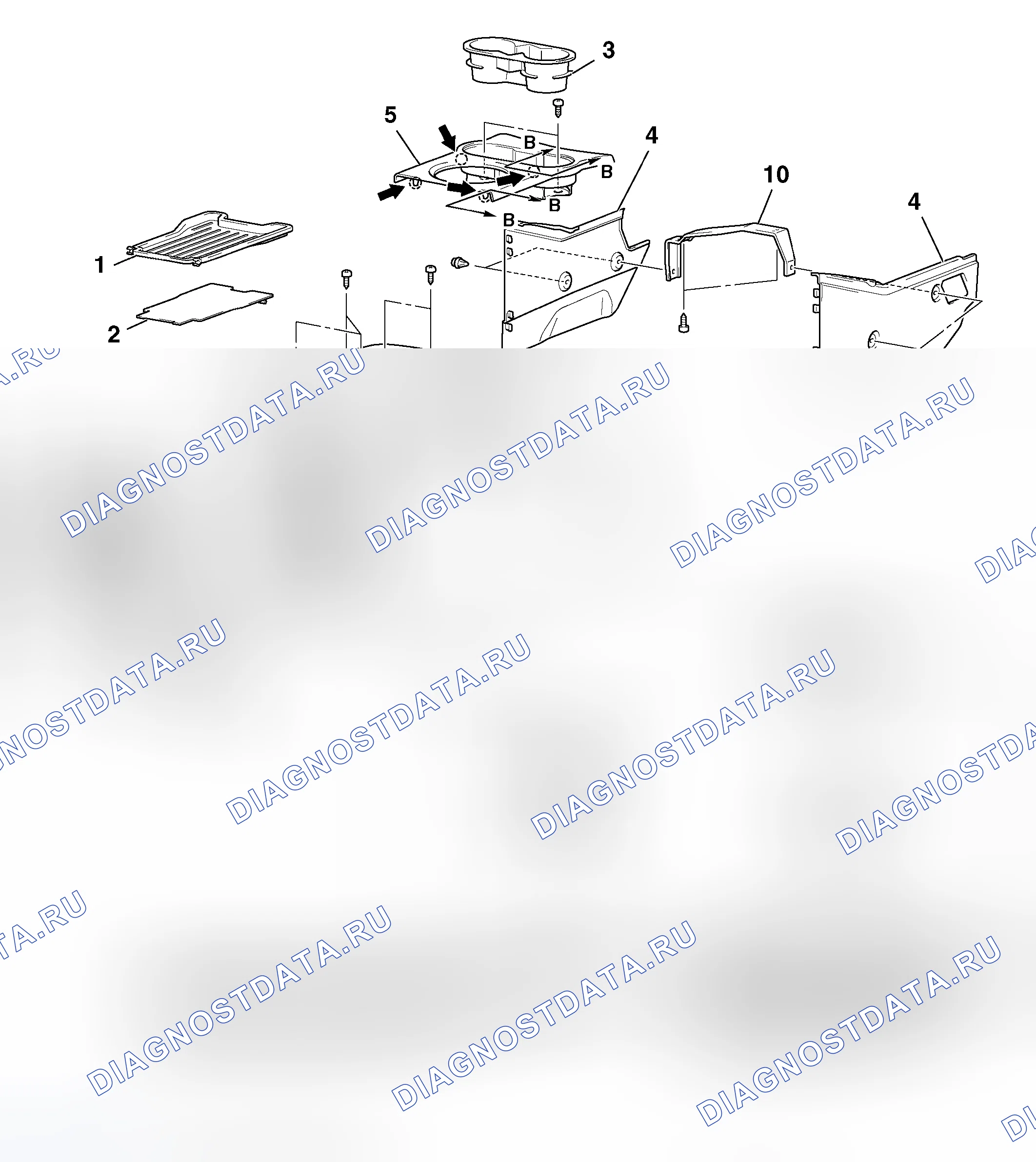 Рис. 17: ДЕМОНТАЖ И МОНТАЖ. Mitsubishi Endeavor I
