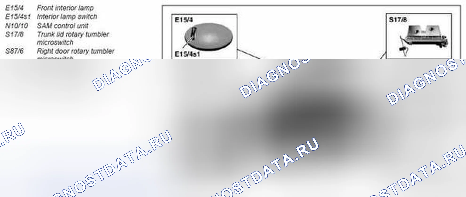 Рис. 5: Внутренняя подсветка (IBL), расположение компонентов - GF82,20-xtegx1-01MCC P-0002. Kia Soul I