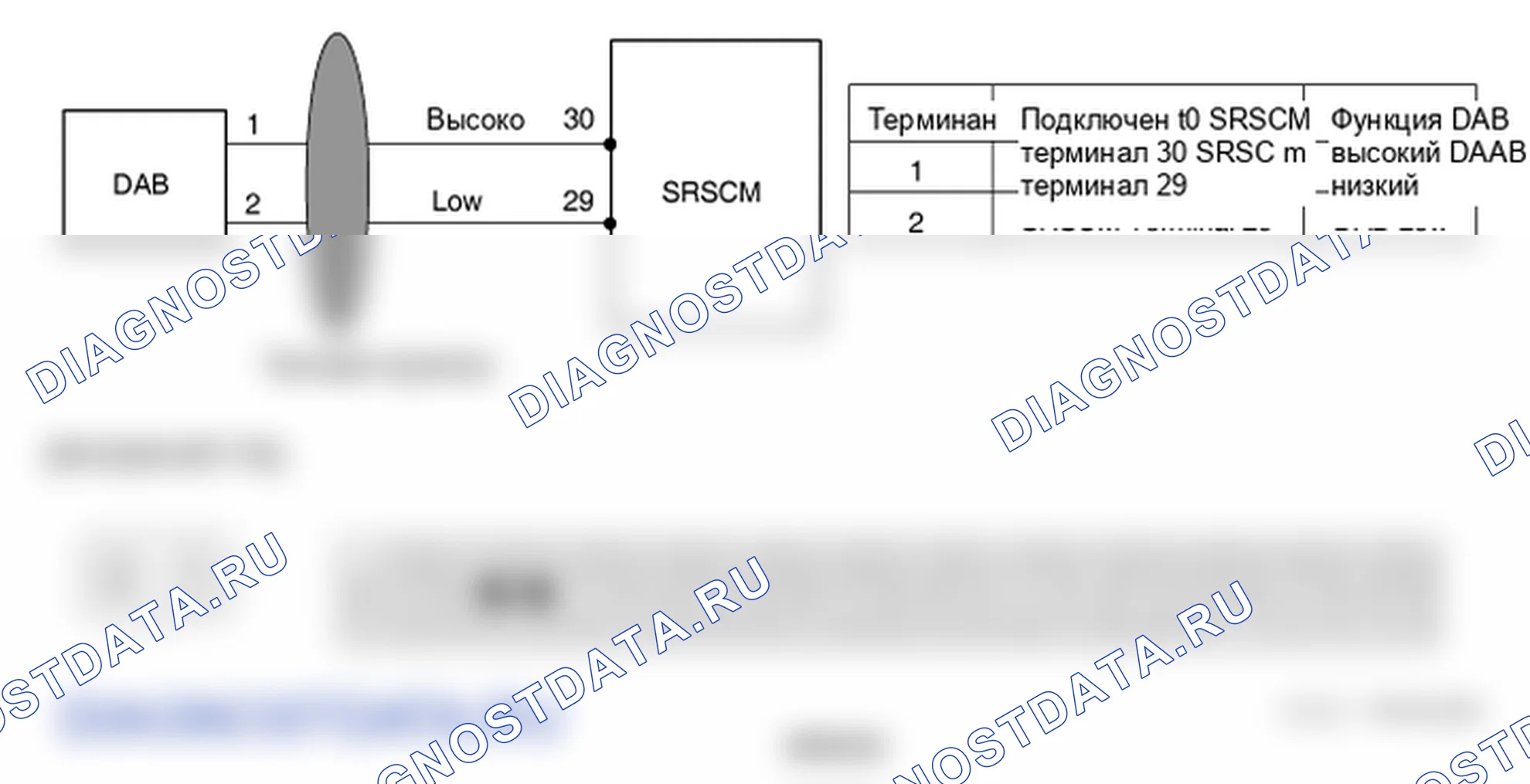 Фрагмент электросхемы: B1348. Kia Sorento BL