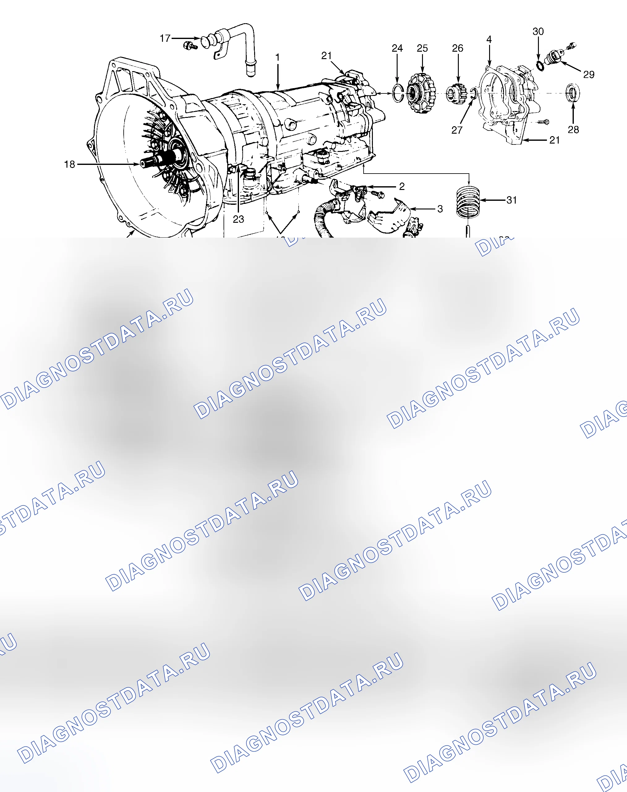 Рис. 1: Разборка. Acura SLX I