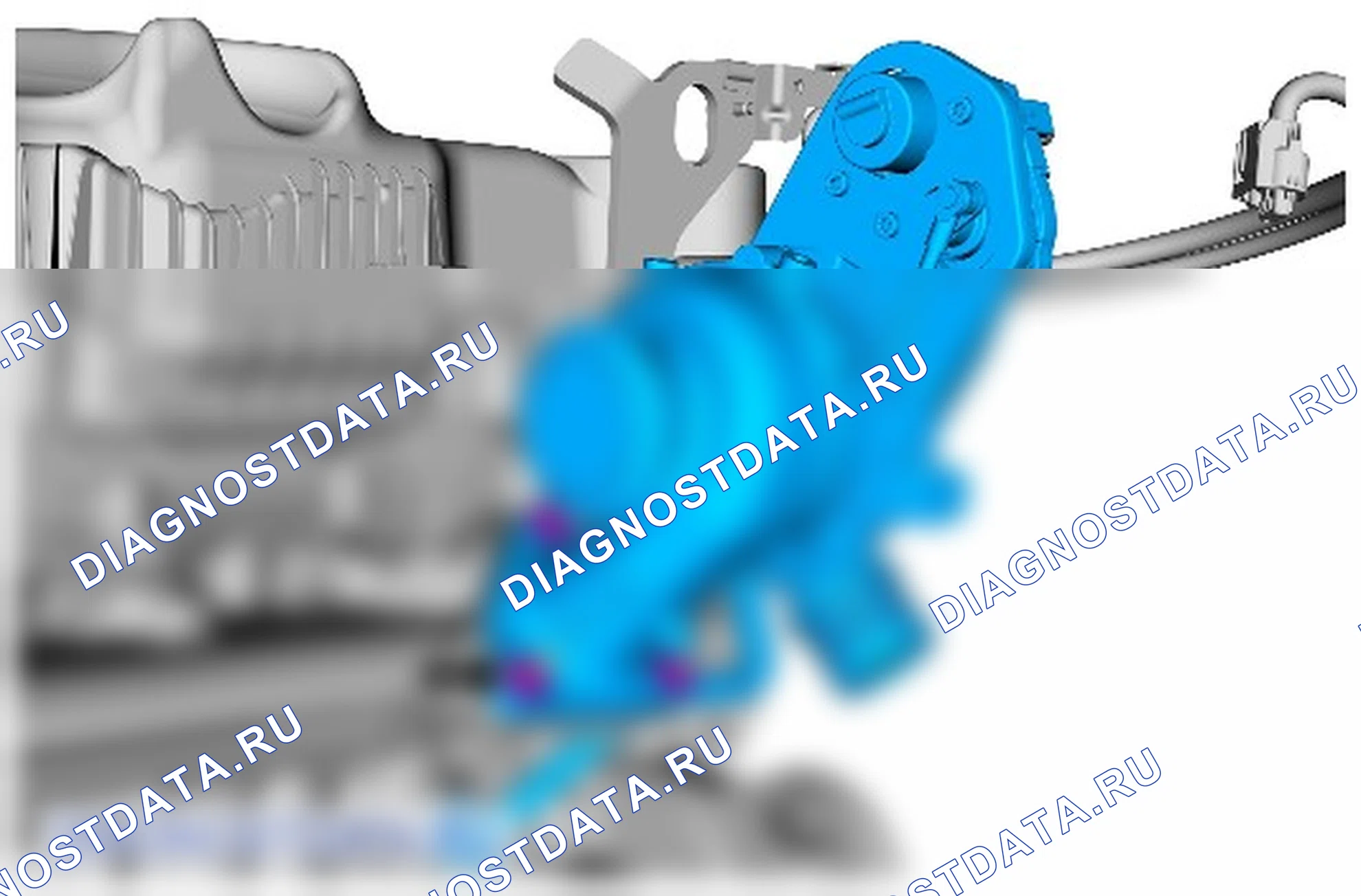 Как снять присоединяемые детали двигателя. Ford Transit VIII